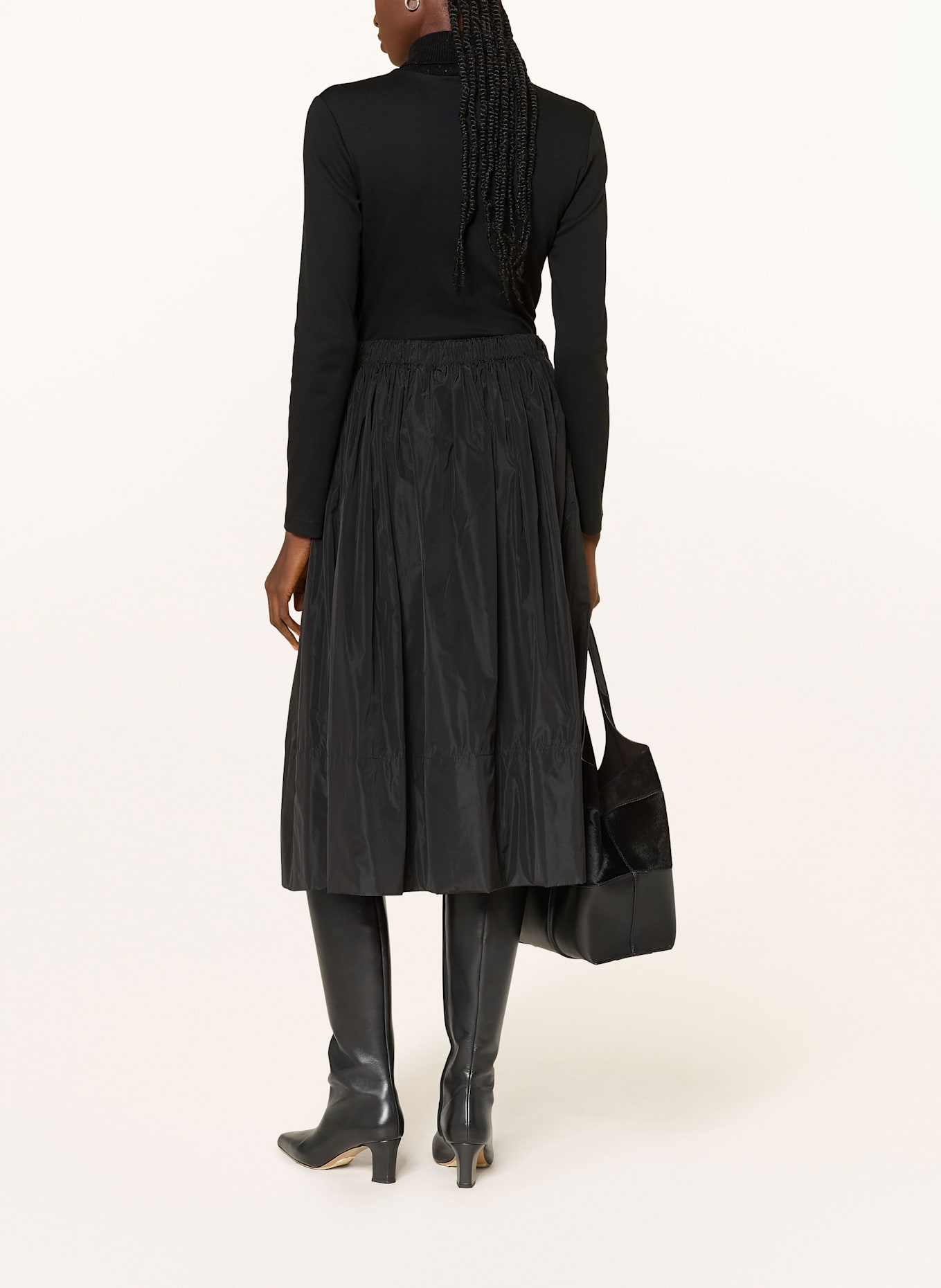 FABIANA FILIPPI Rollkragenshirt: SCHWARZ