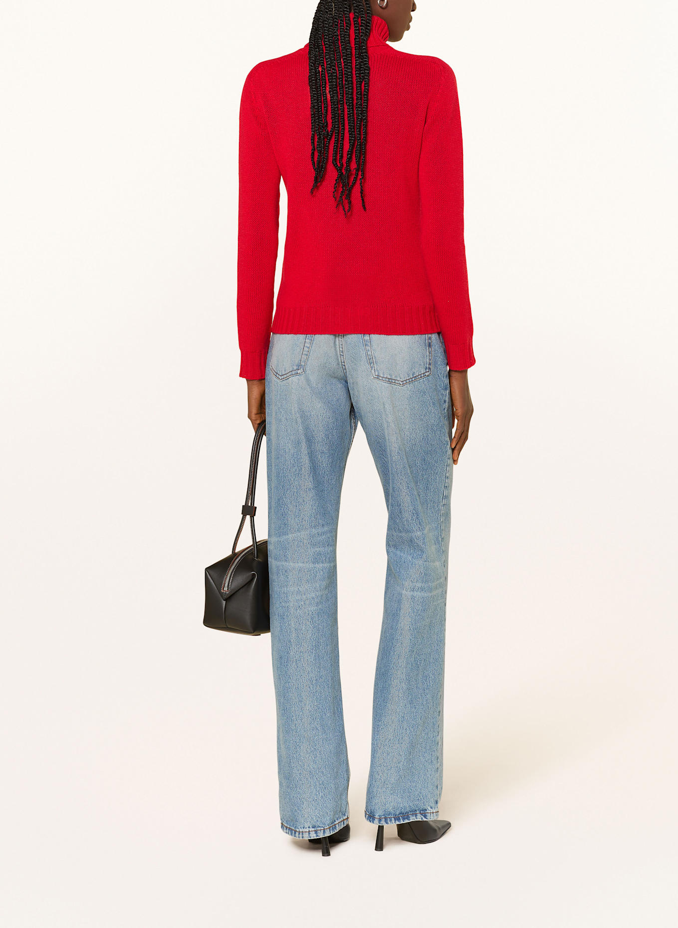 FABIANA FILIPPI Rollkragenpullover aus Cashmere: ROT