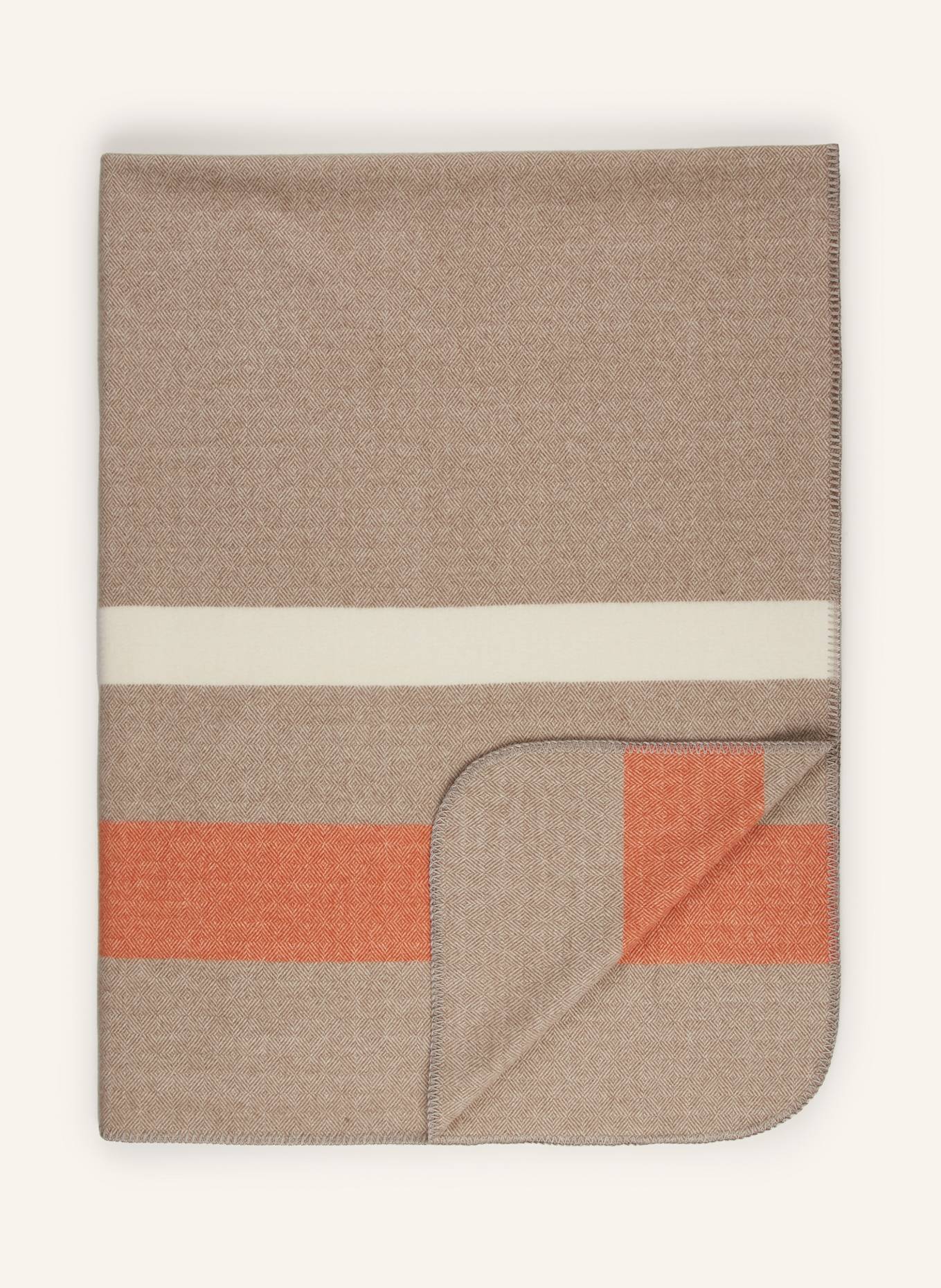 EAGLE PRODUCTS Plaid LIVERPOOL: HELLBRAUN / ORANGE / CREME