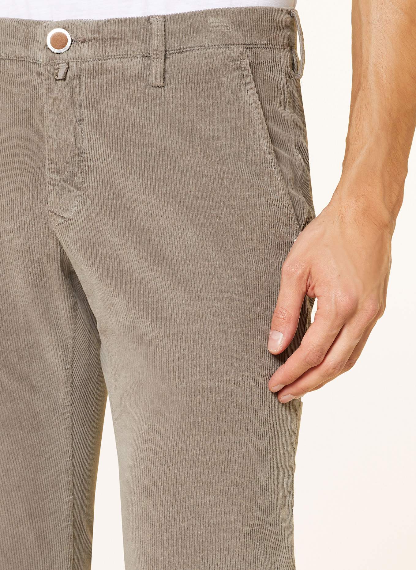 JACOB COHEN Cordchino BOBBY Slim Fit: BEIGE