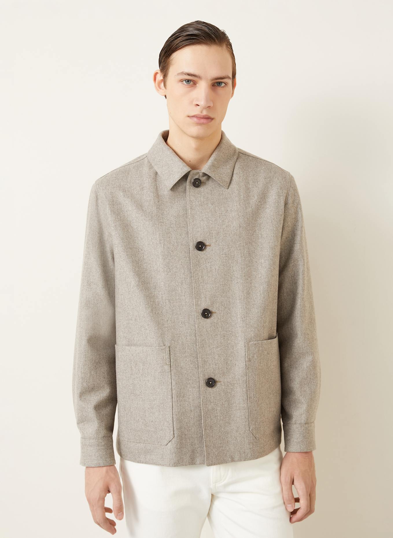 ZEGNA Overjacket: TAUPE