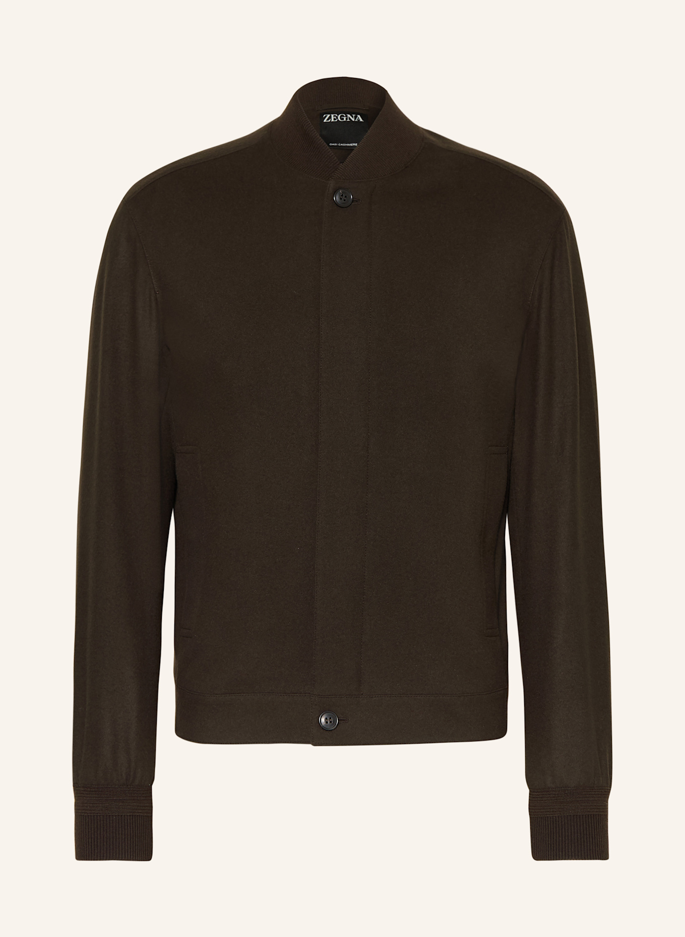 ZEGNA Cashmere-Blouson: DUNKELBRAUN