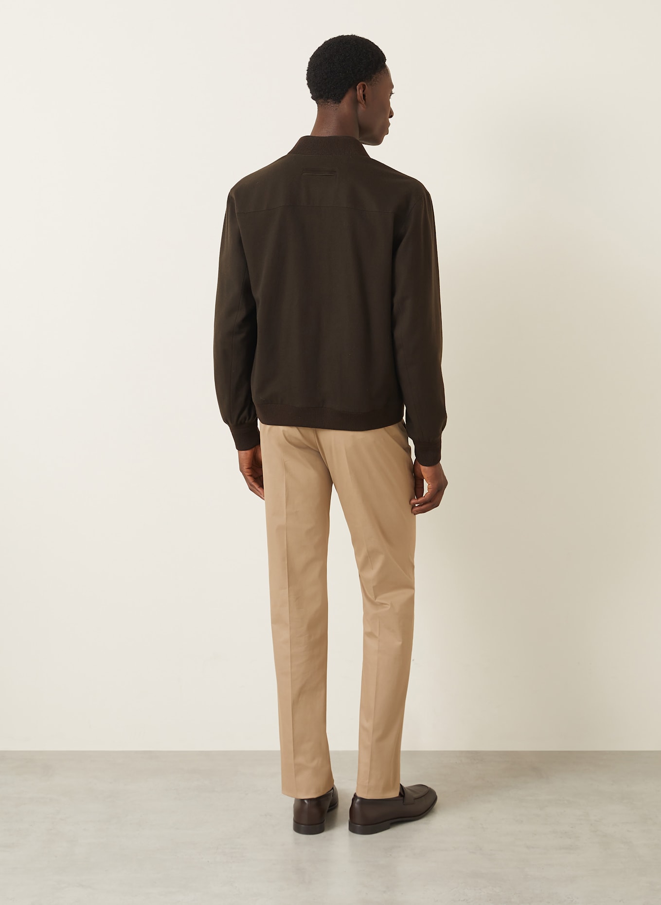 ZEGNA Cashmere-Blouson: DUNKELBRAUN