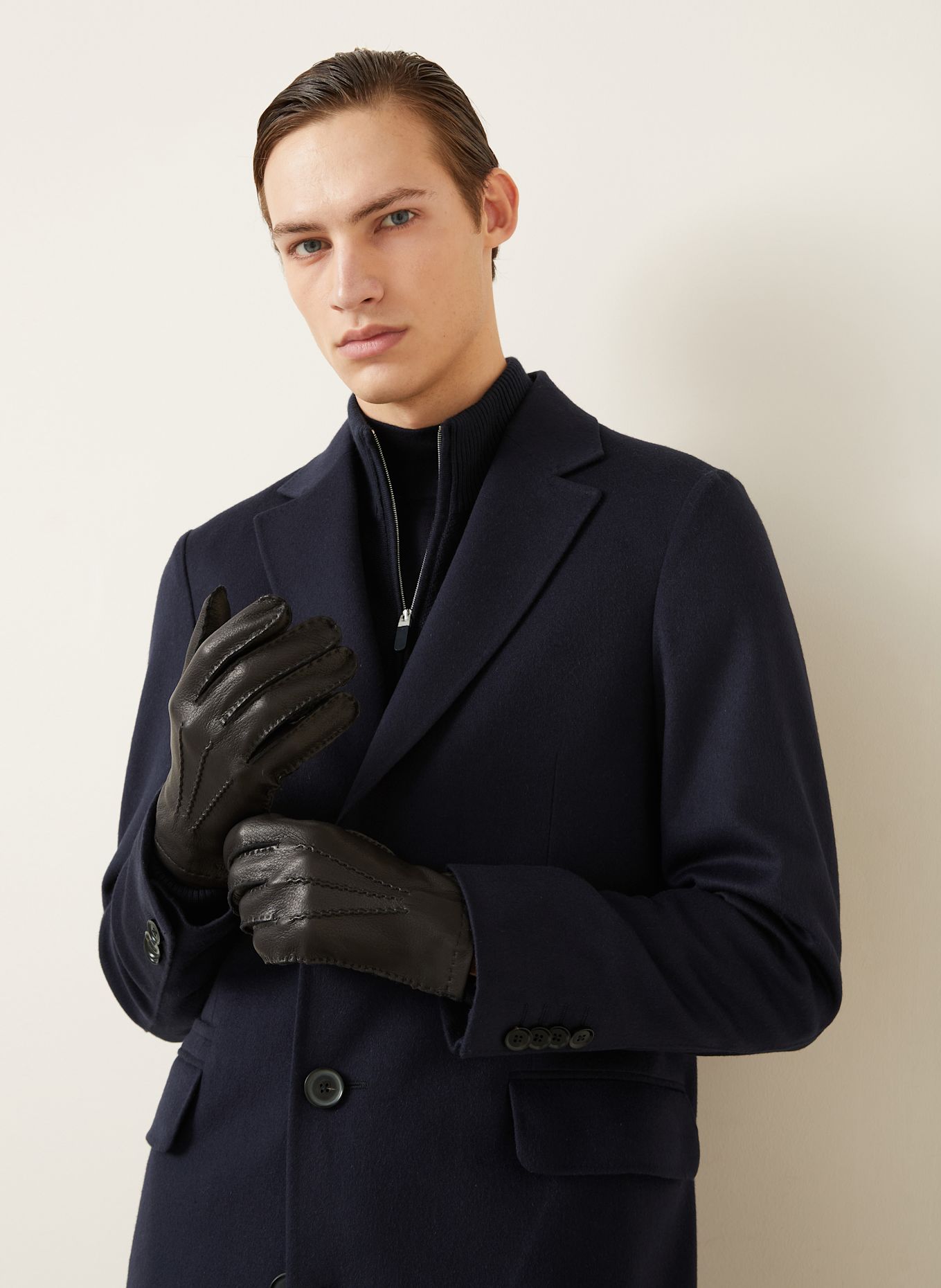 ZEGNA Wollmantel: DUNKELBLAU