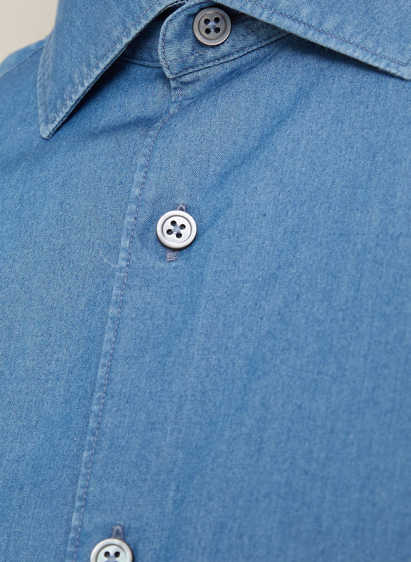 ZEGNA Jeanshemd Regular Fit: BLAU