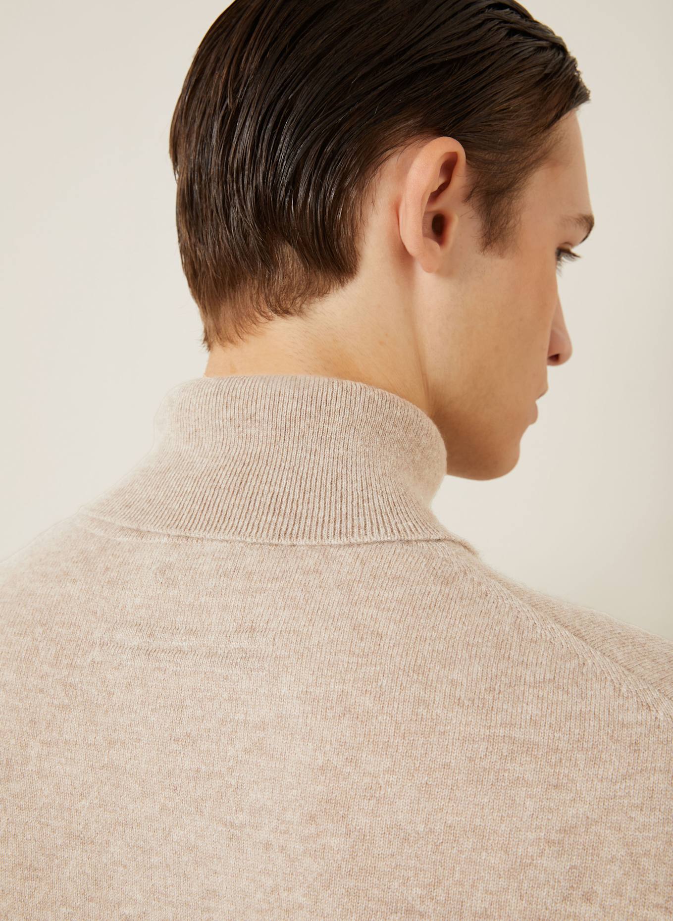 ZEGNA Rollkragenpullover aus Cashmere: BEIGE