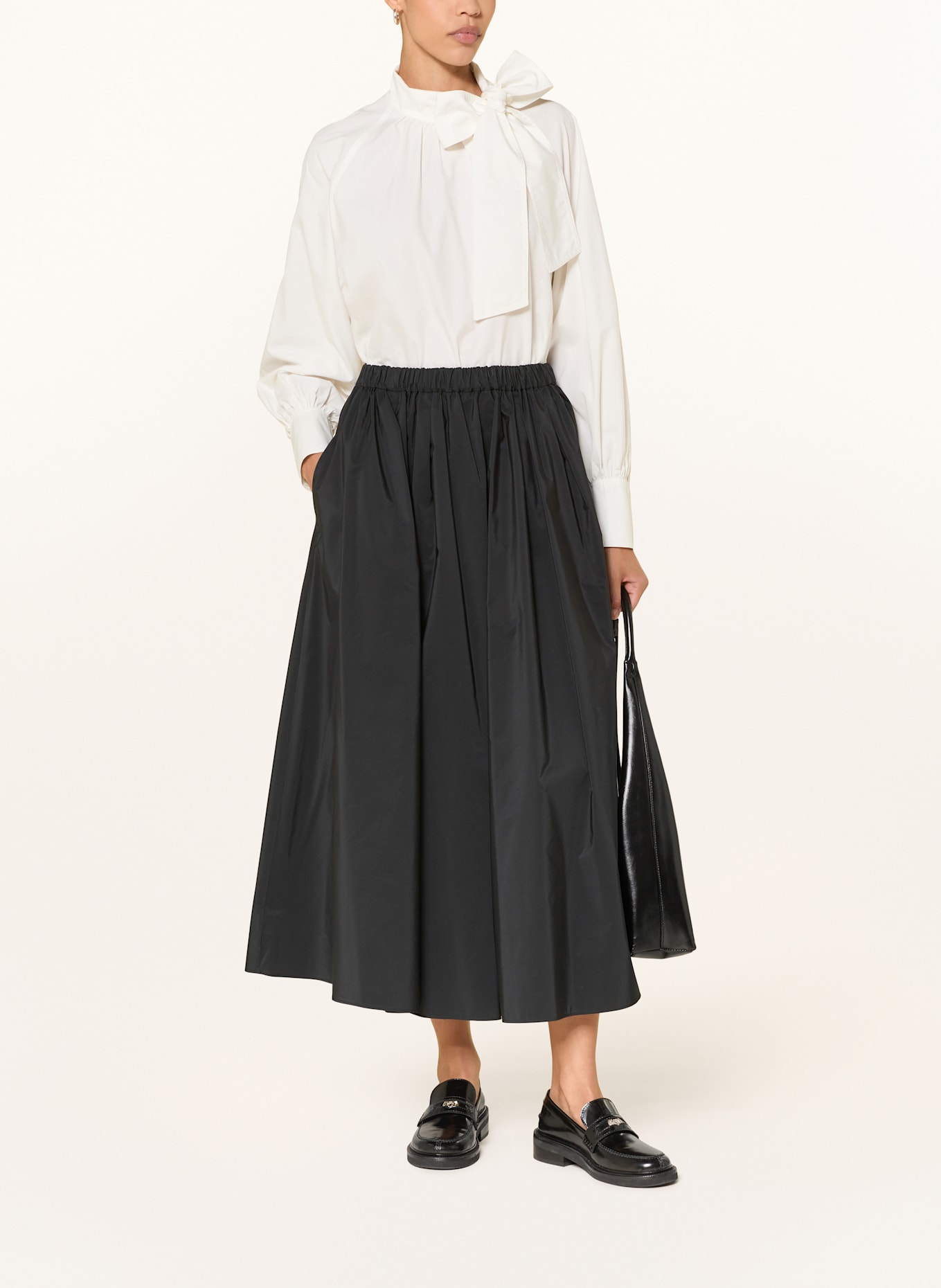 WEEKEND Max Mara Faltenrock BRUNO1234: SCHWARZ