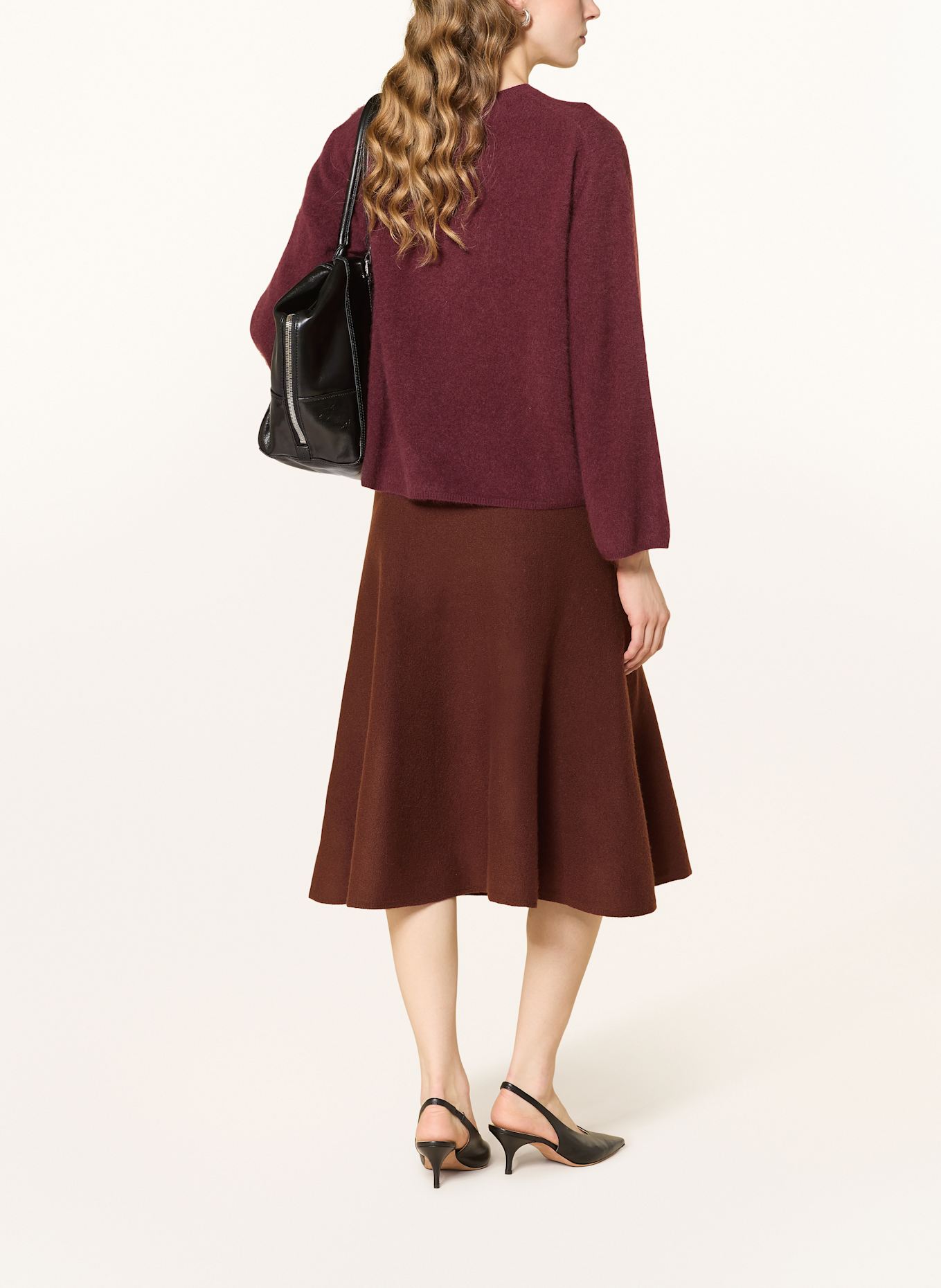 TIGER OF SWEDEN Strickrock SIAN: DUNKELROT