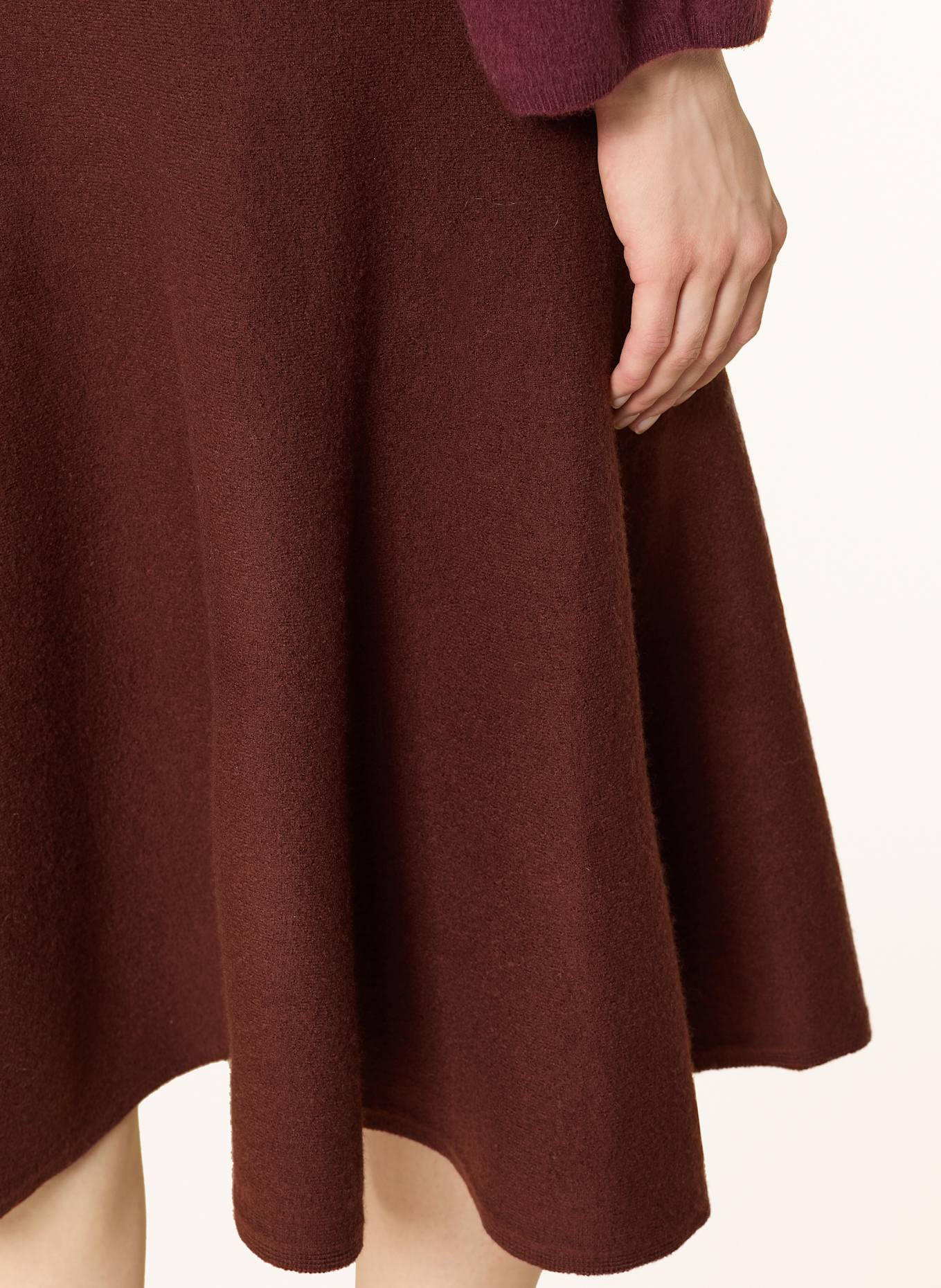 TIGER OF SWEDEN Strickrock SIAN: DUNKELROT