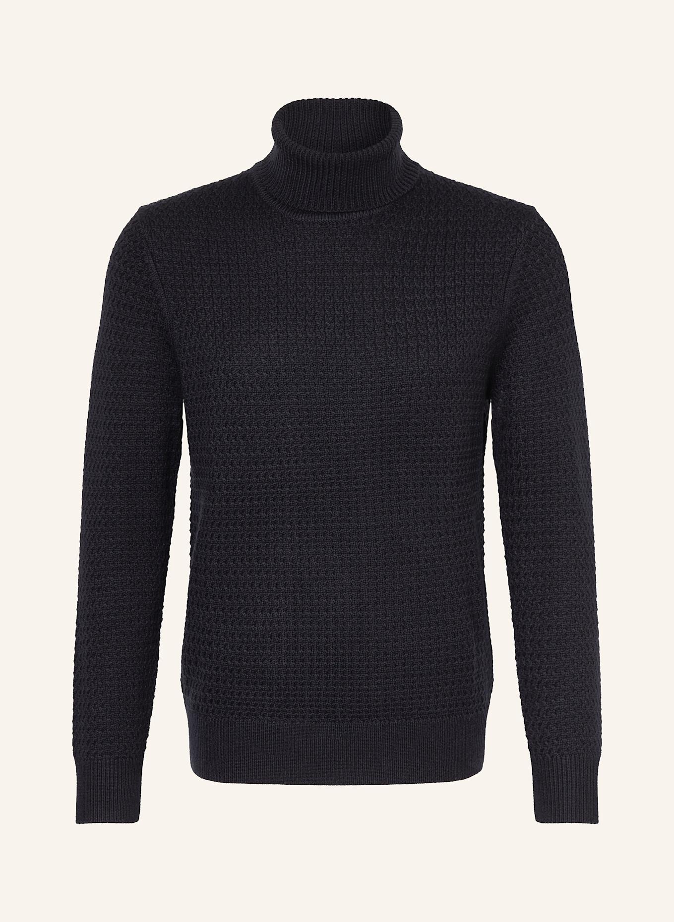 STRELLSON Rollkragenpullover HAMILTON: DUNKELBLAU