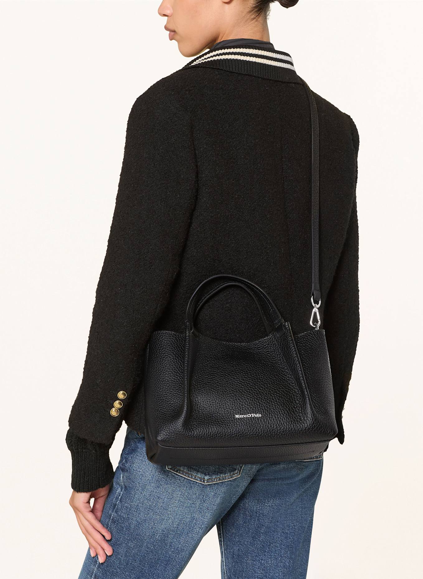 Marc O'Polo Umhängetasche CROSSBODY BAG M: SCHWARZ