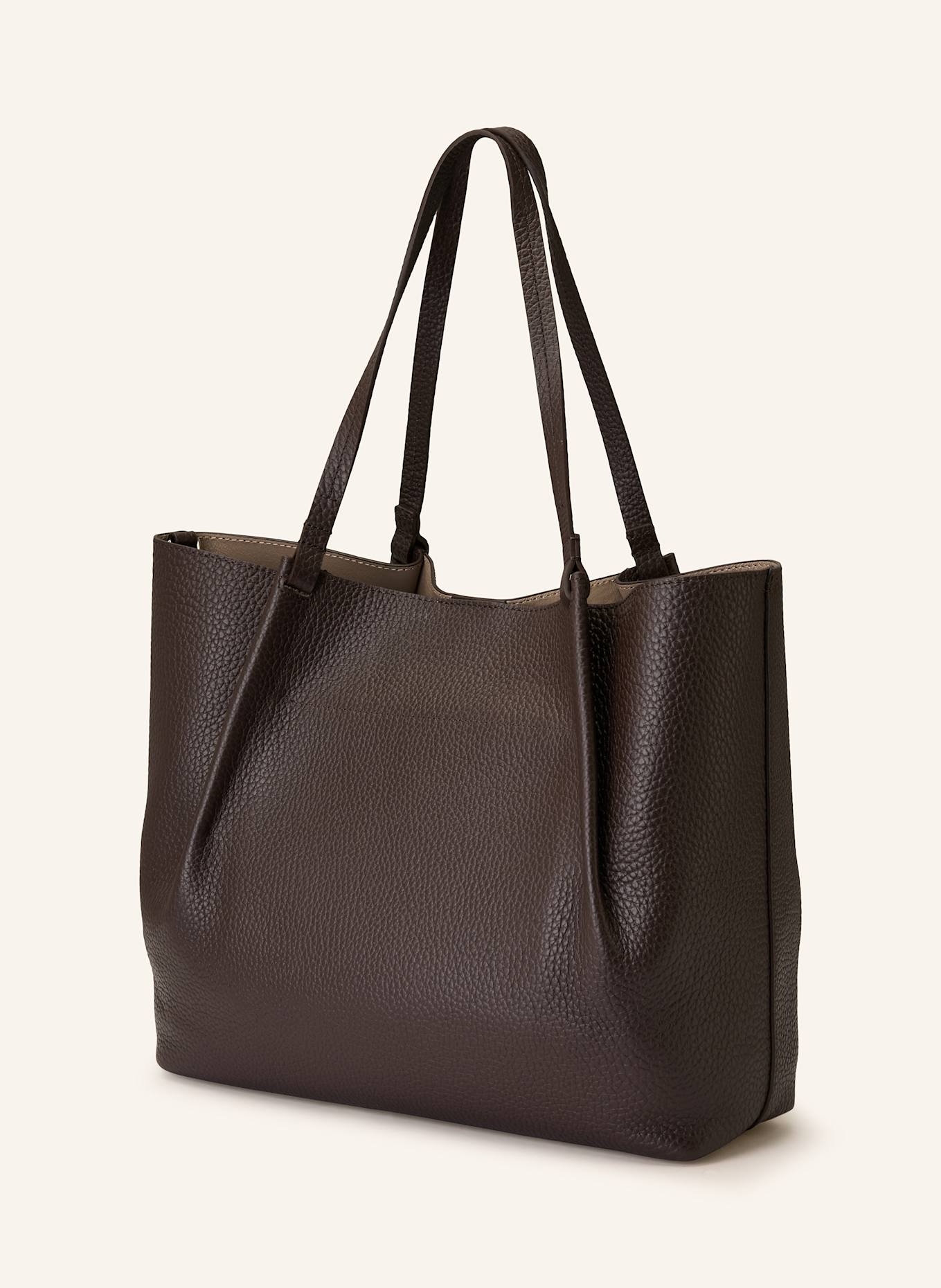 Marc O'Polo Torba shopper BELLI MEDIUM: CIEMNOBRĄZOWY