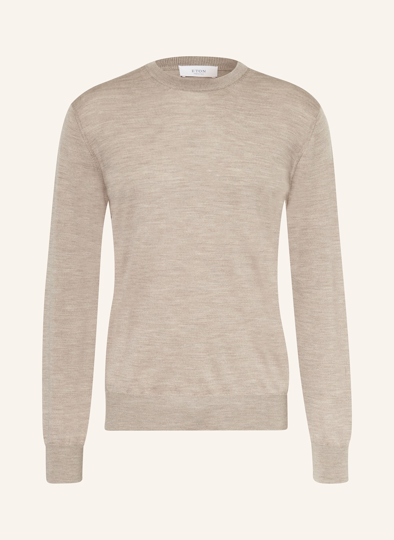 ETON Pullover aus Merinowolle: BEIGE