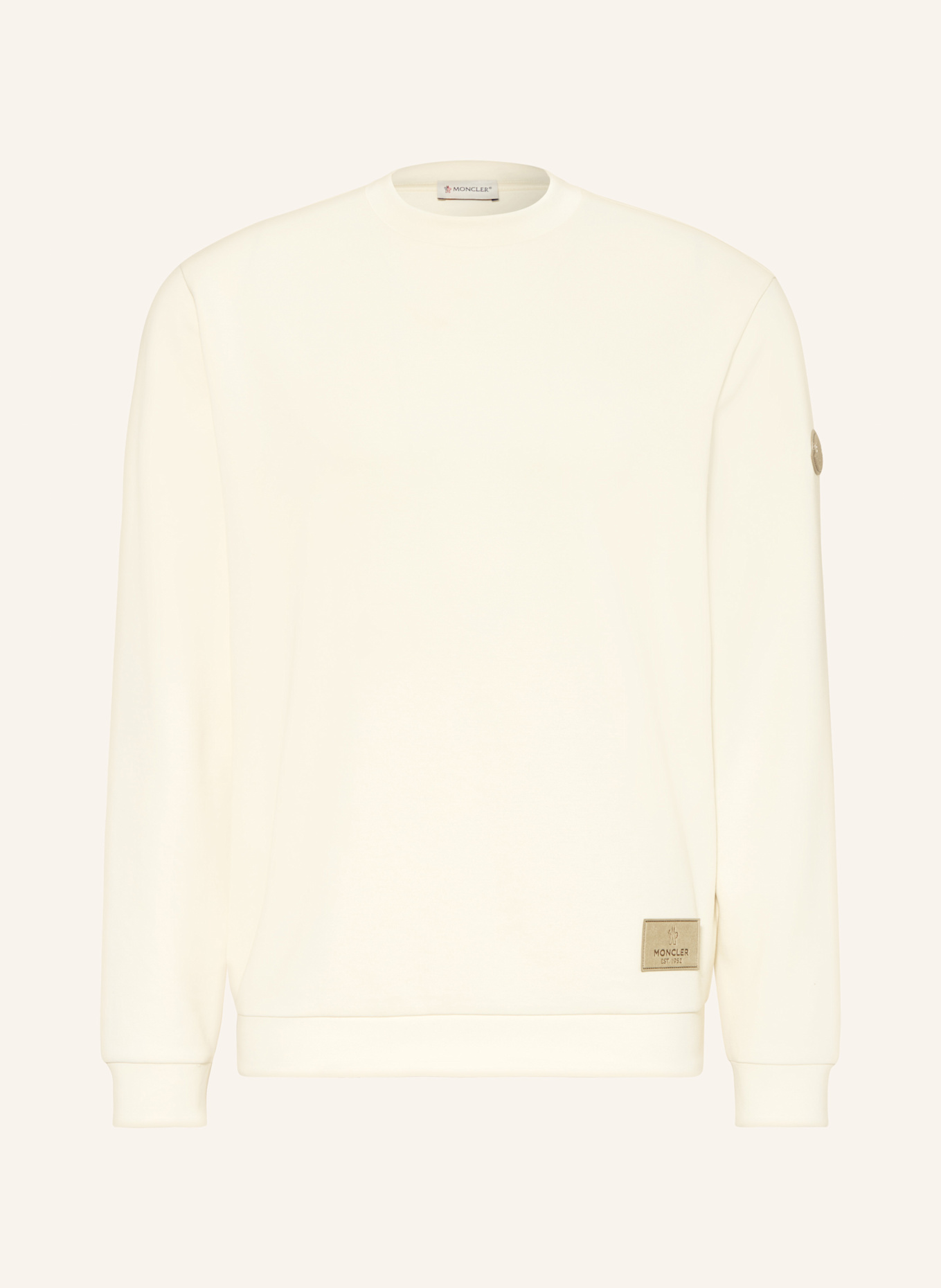 MONCLER Sweatshirt: ECRU