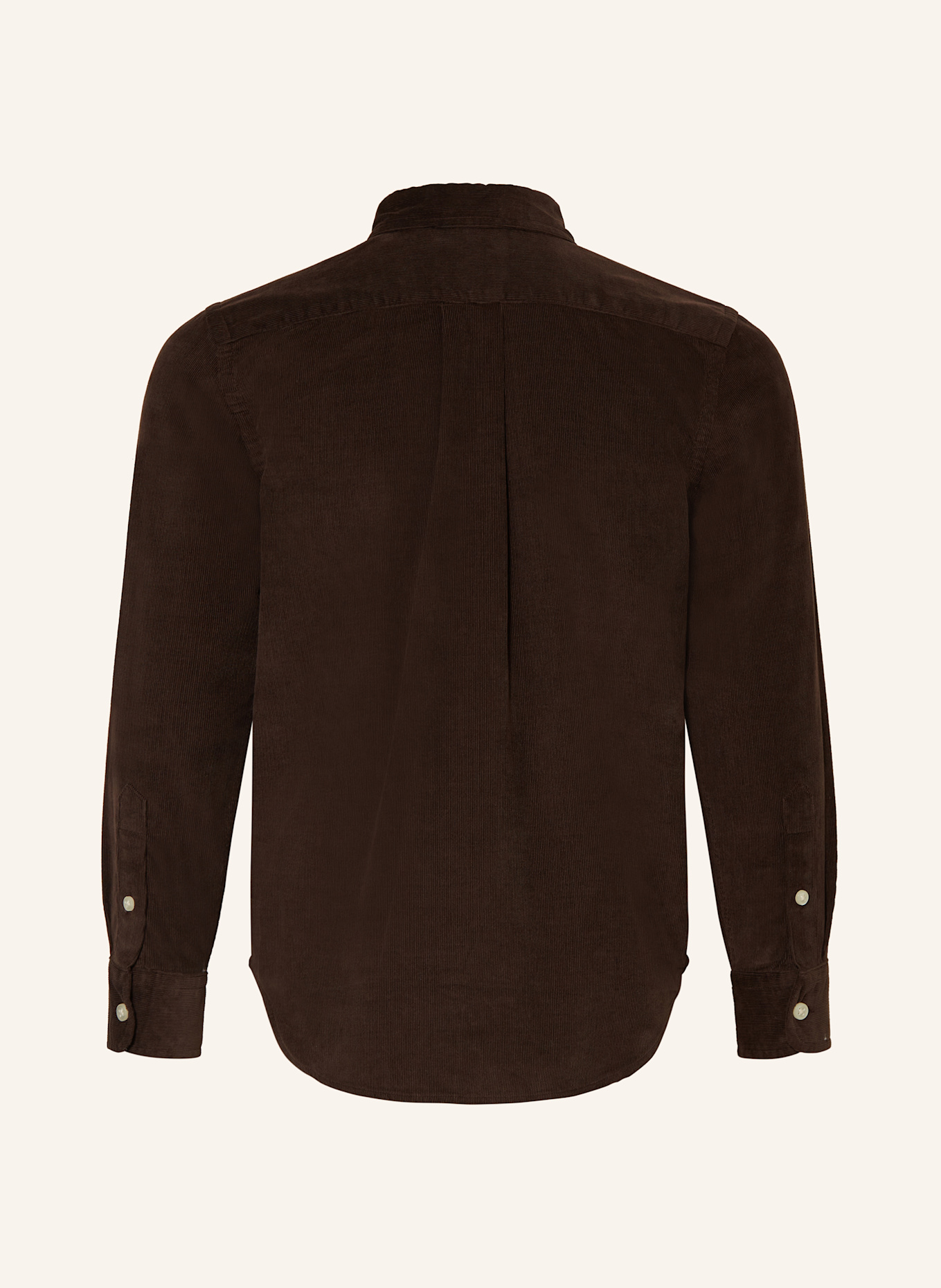 POLO RALPH LAUREN Cordhemd: DUNKELBRAUN