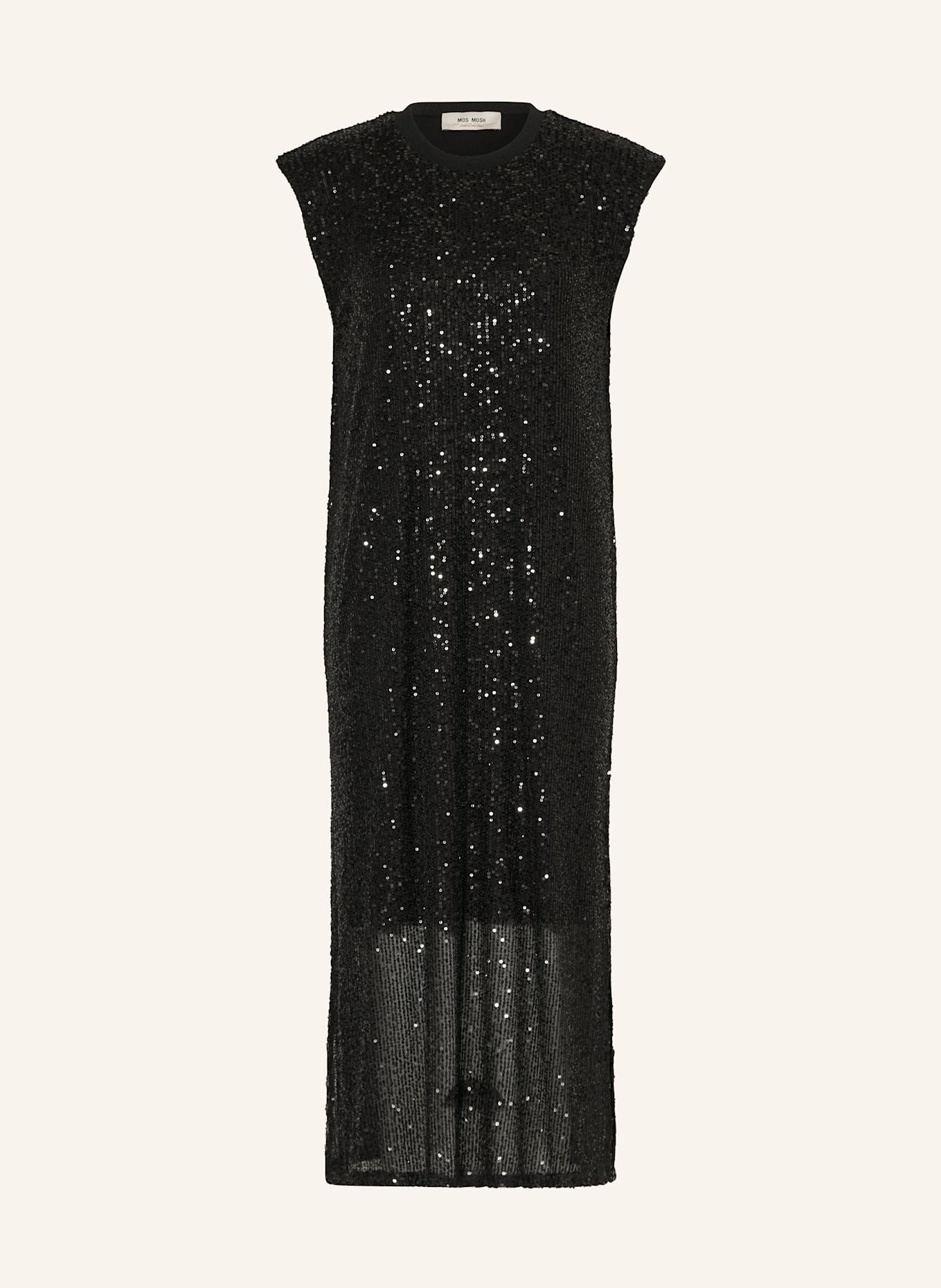 MOS MOSH Kleid MMARAN mit Pailletten: SCHWARZ