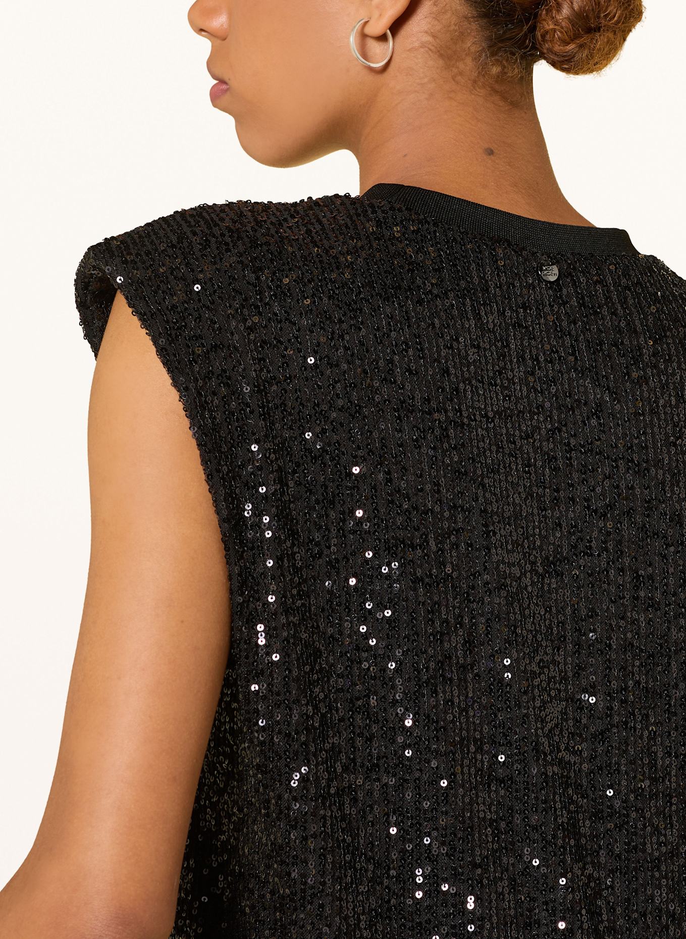 MOS MOSH Kleid MMARAN mit Pailletten: SCHWARZ