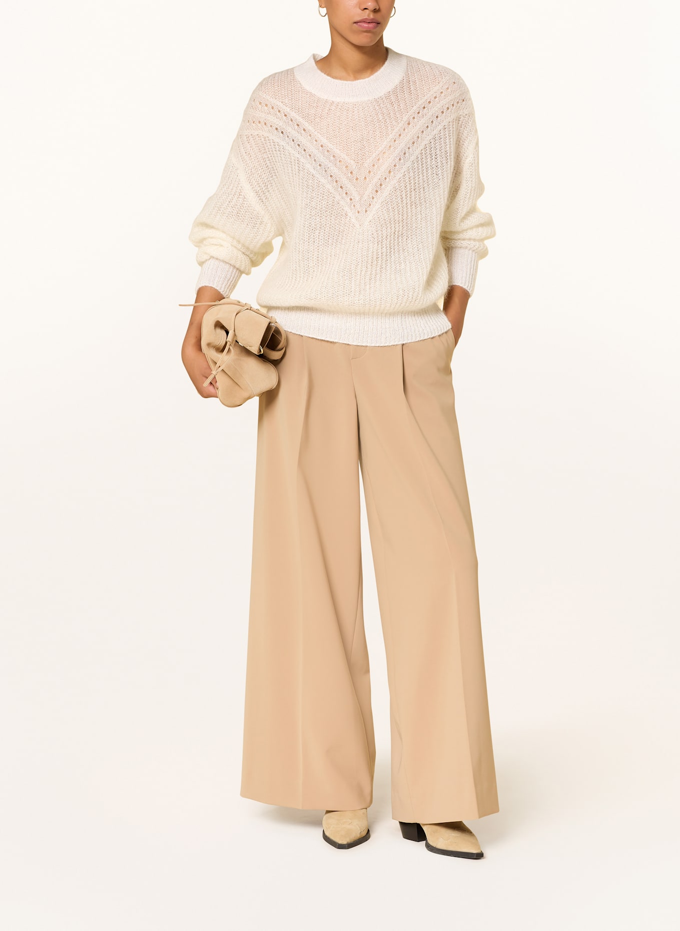 MOS MOSH Pullover MMSIGVA mit Mohair: ECRU