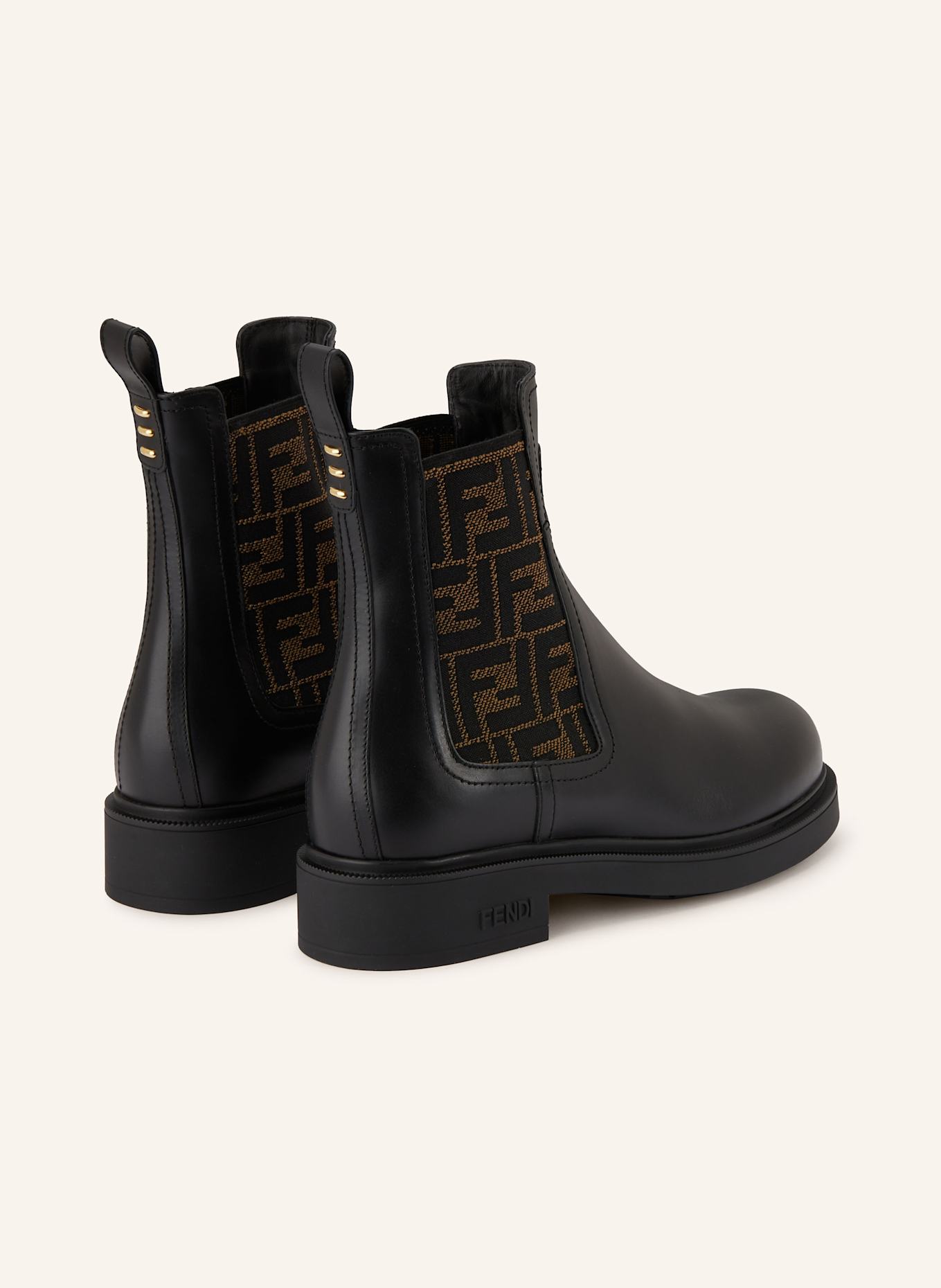 FENDI Chelsea boots: BLACK