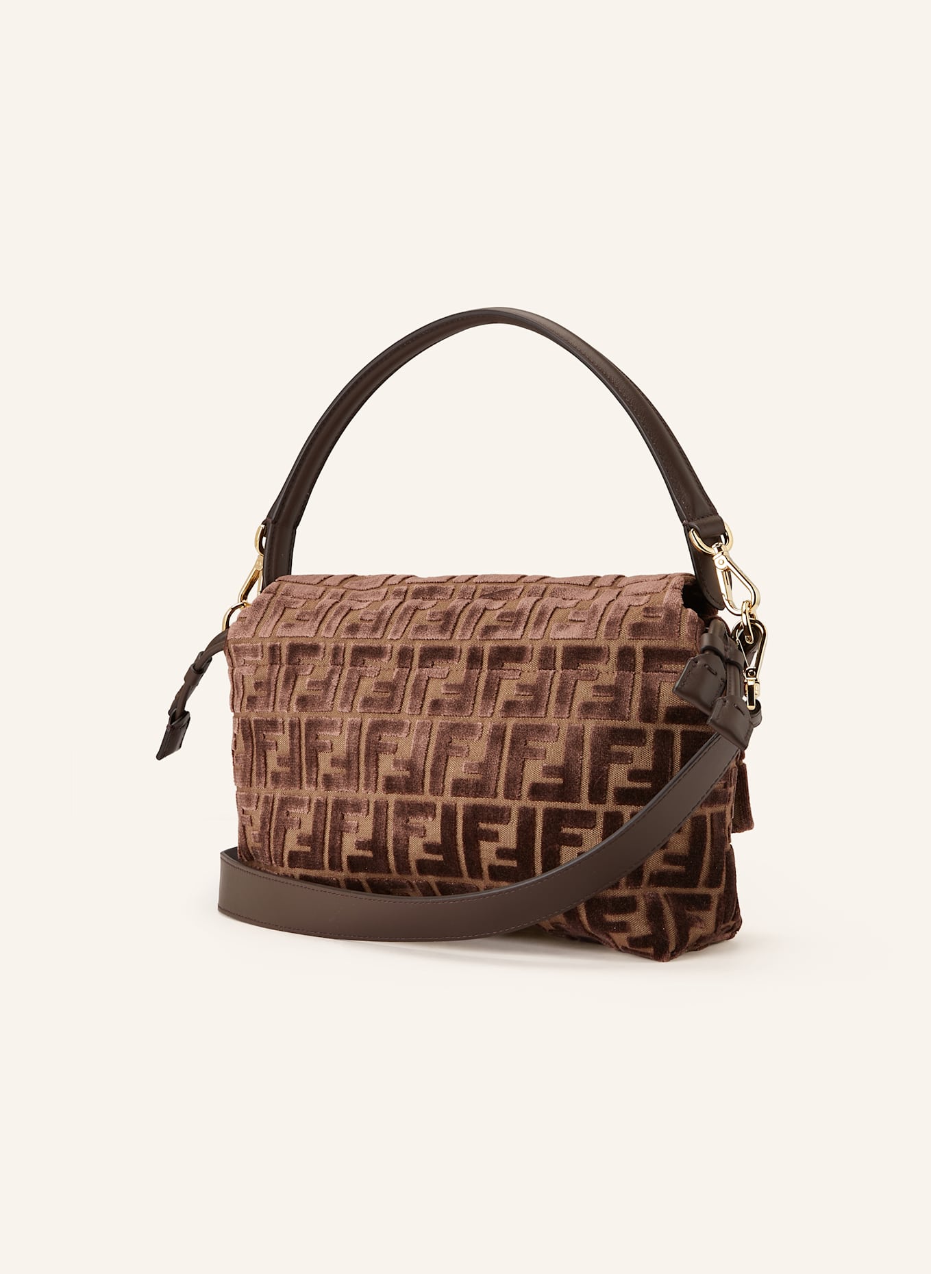 FENDI Shoulder bag MAMMA BAGUETTE MEDIUM: BROWN