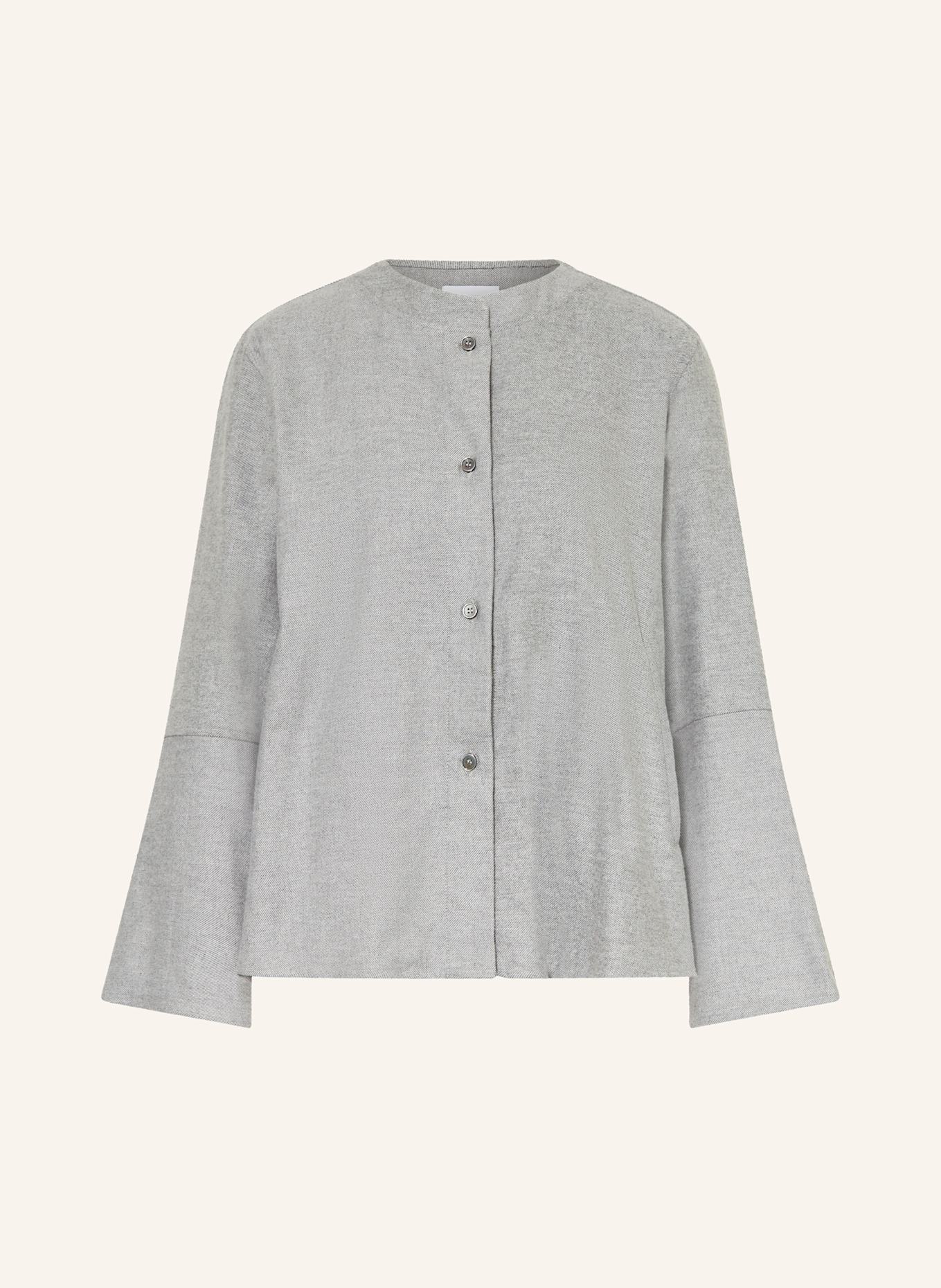 ROBERT FRIEDMAN Flanellbluse: GRAU