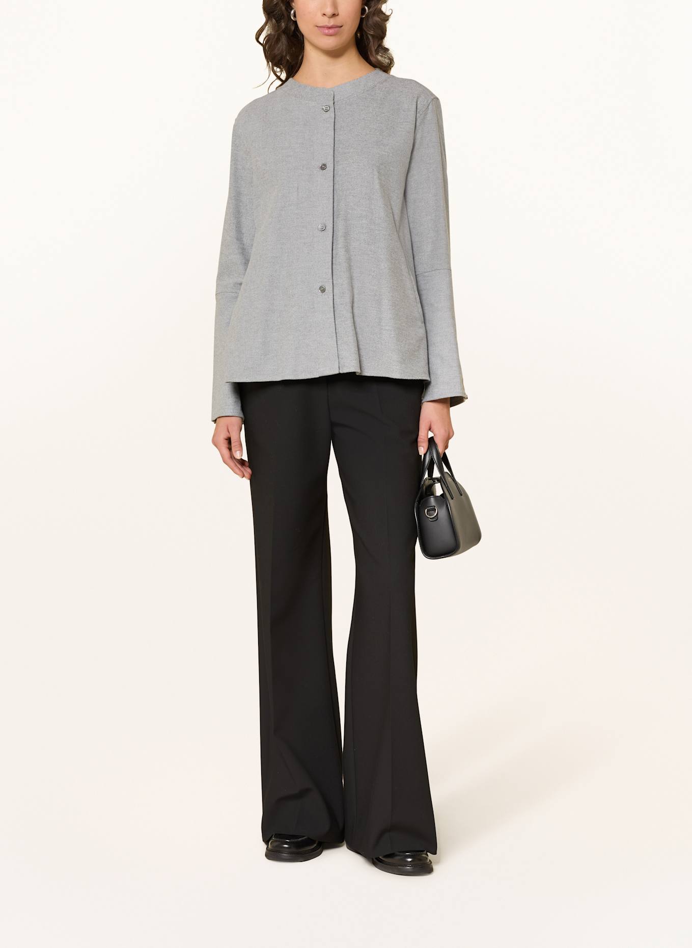 ROBERT FRIEDMAN Flanellbluse: GRAU