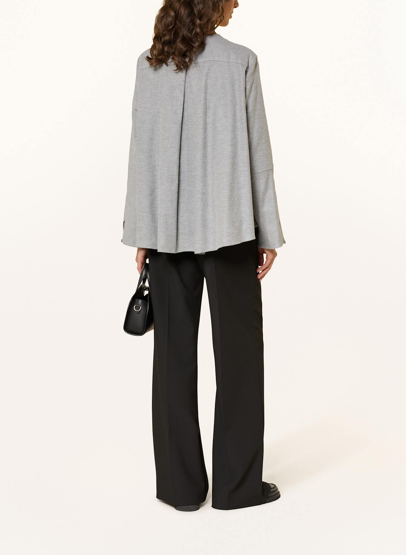 ROBERT FRIEDMAN Flanellbluse: GRAU