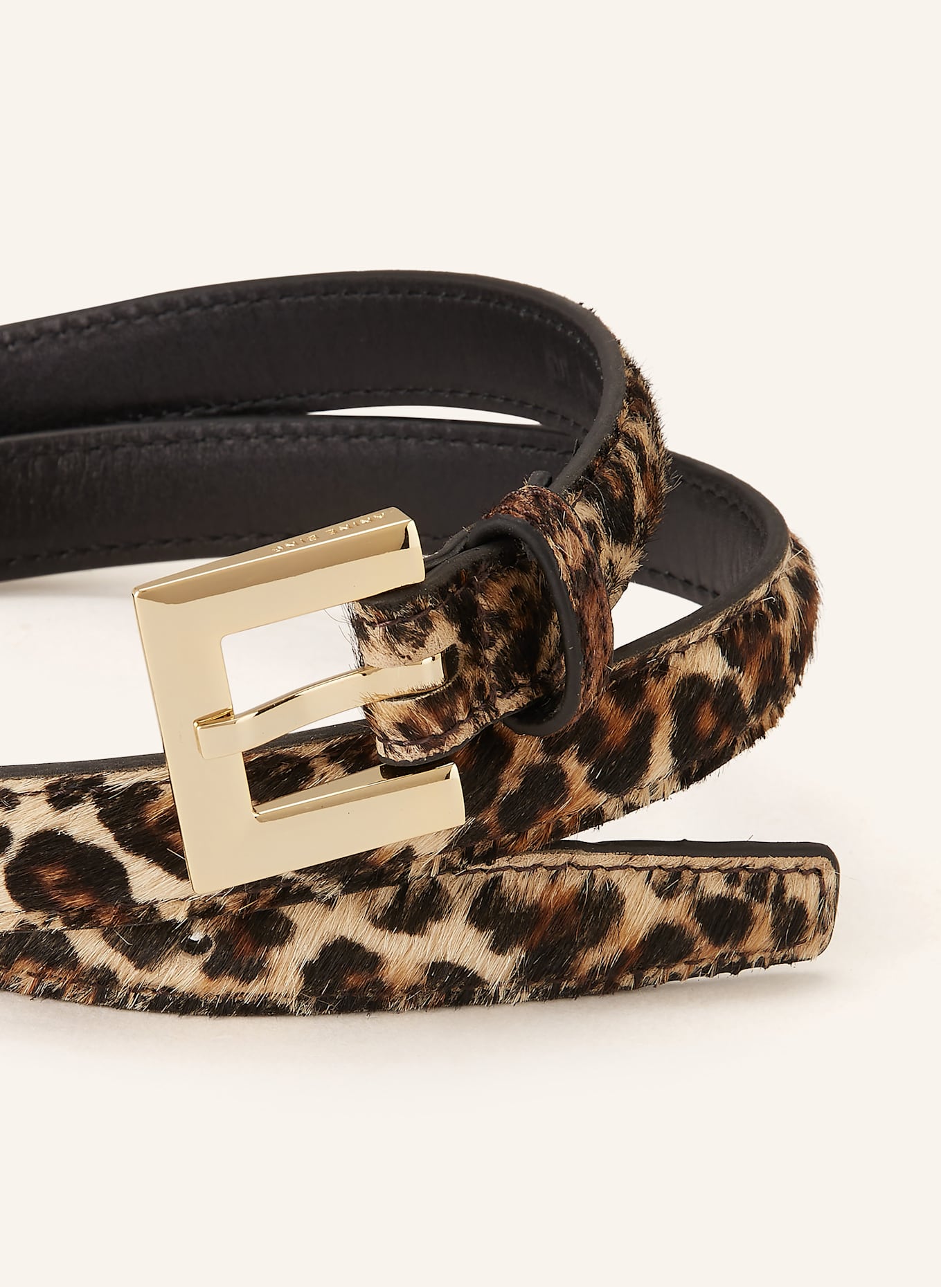 ANINE BING Gürtel NICOLA: BRAUN / SCHWARZ