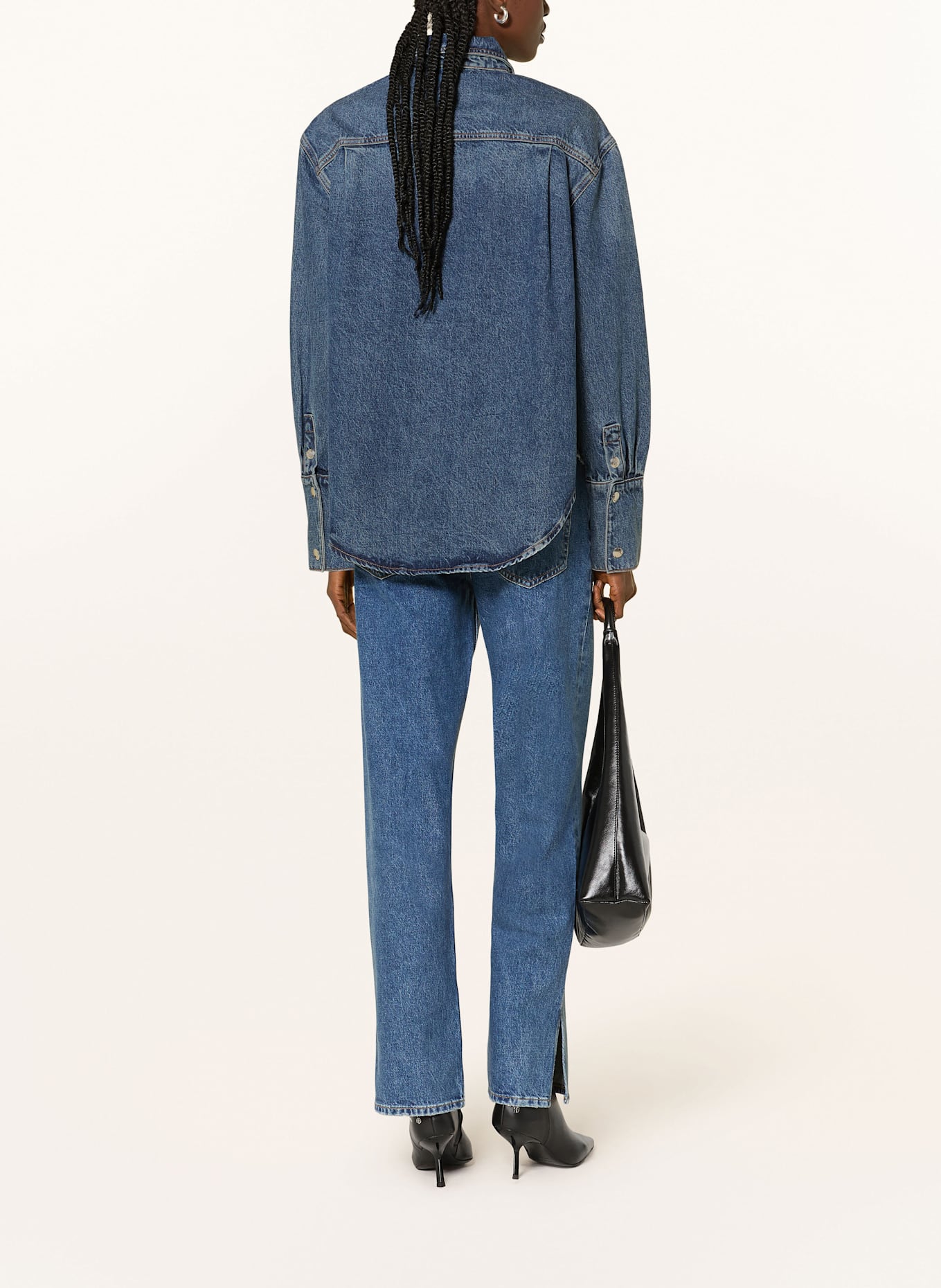 ANINE BING Jeansbluse DANTE: BLAU