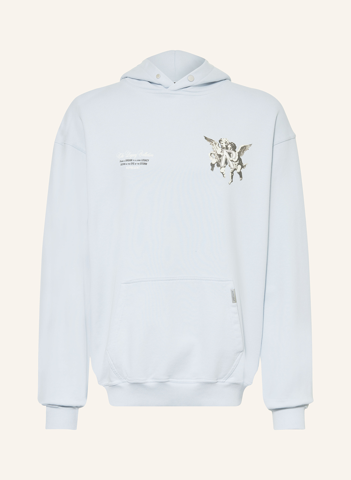 REPRESENT Oversized-Hoodie: HELLBLAU