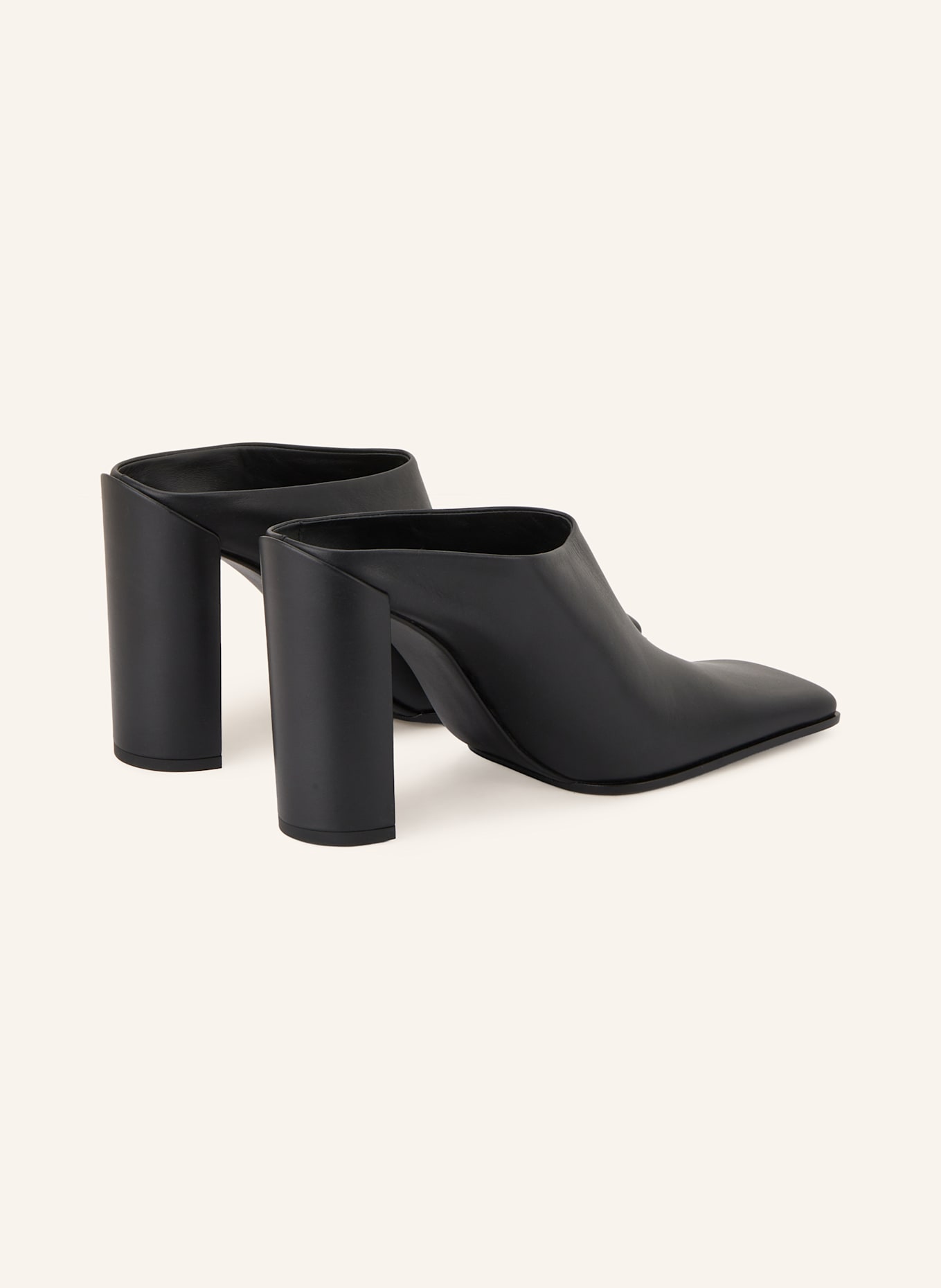 ALAÏA Mules: SCHWARZ