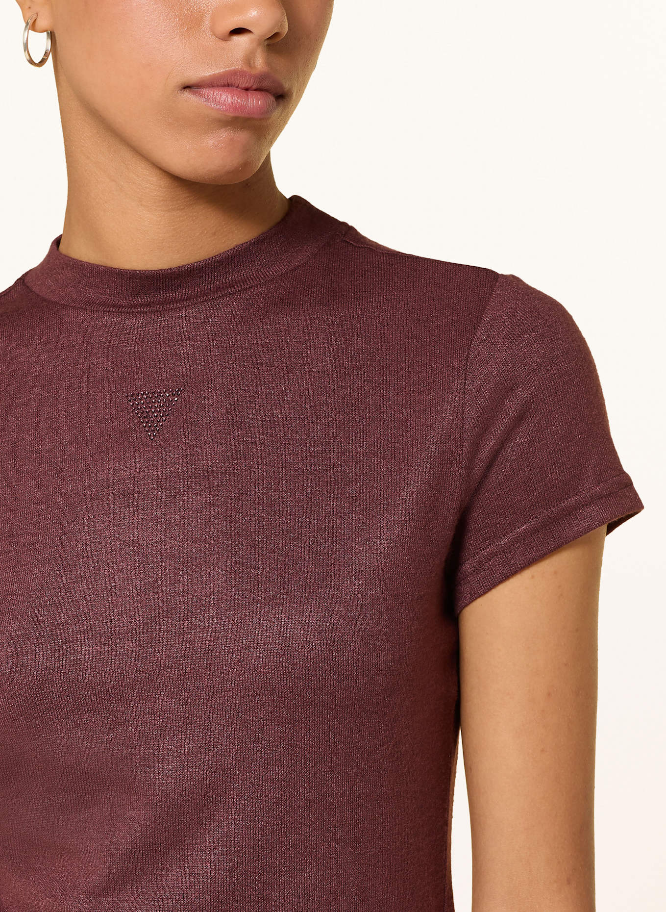 GUESS T-Shirt LICIA: DUNKELROT