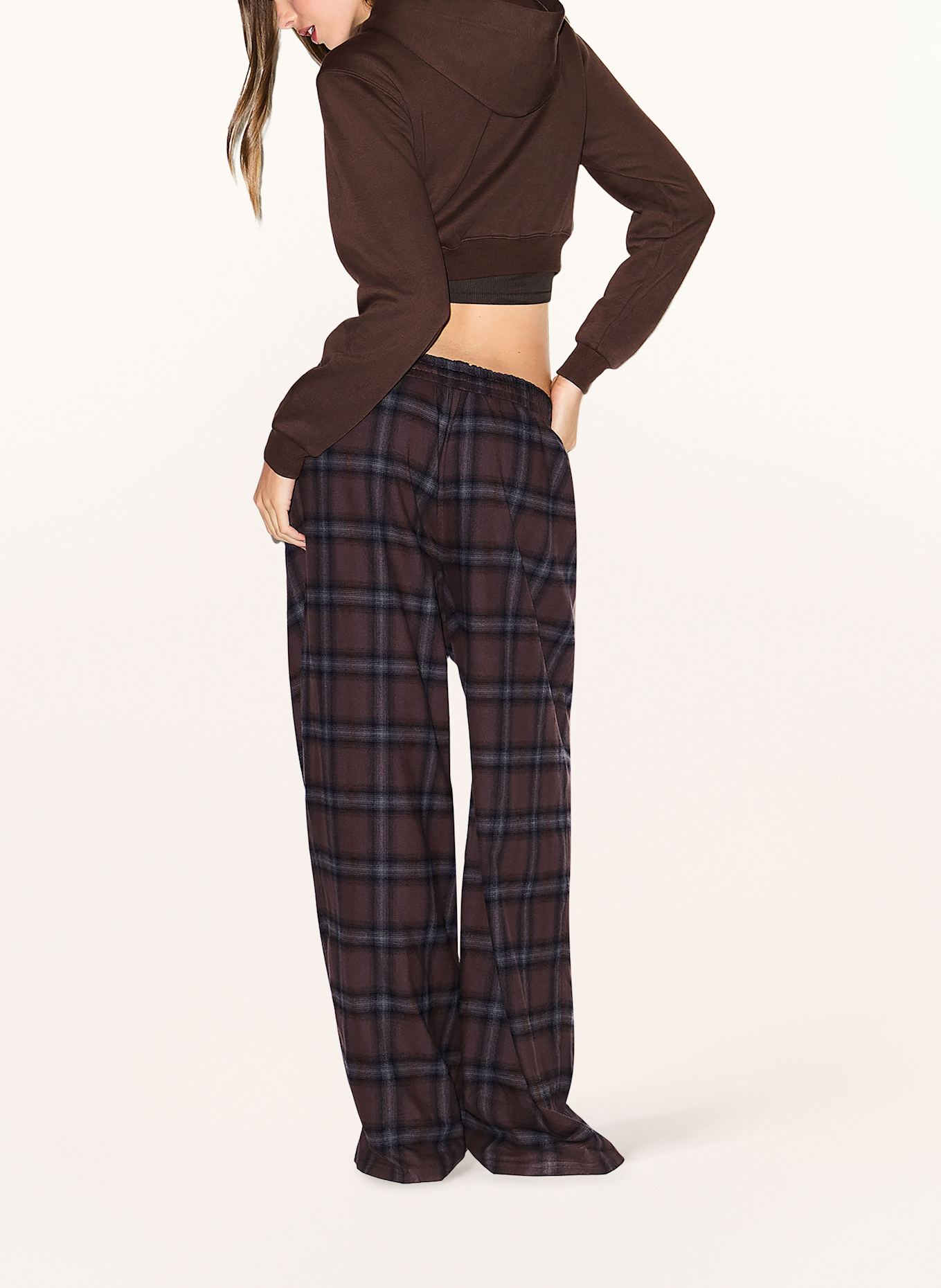 SKIMS Schlafhose FLANNEL aus Flanell: PHOENIX PLAID