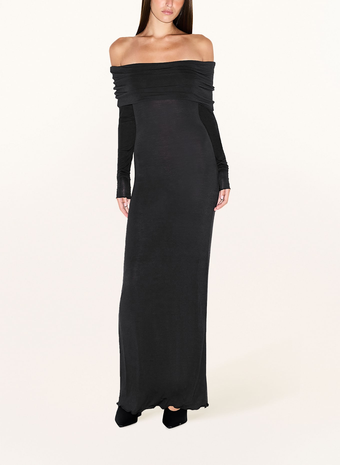 SKIMS Lounge-Kleid SHEER MODAL: ONYX