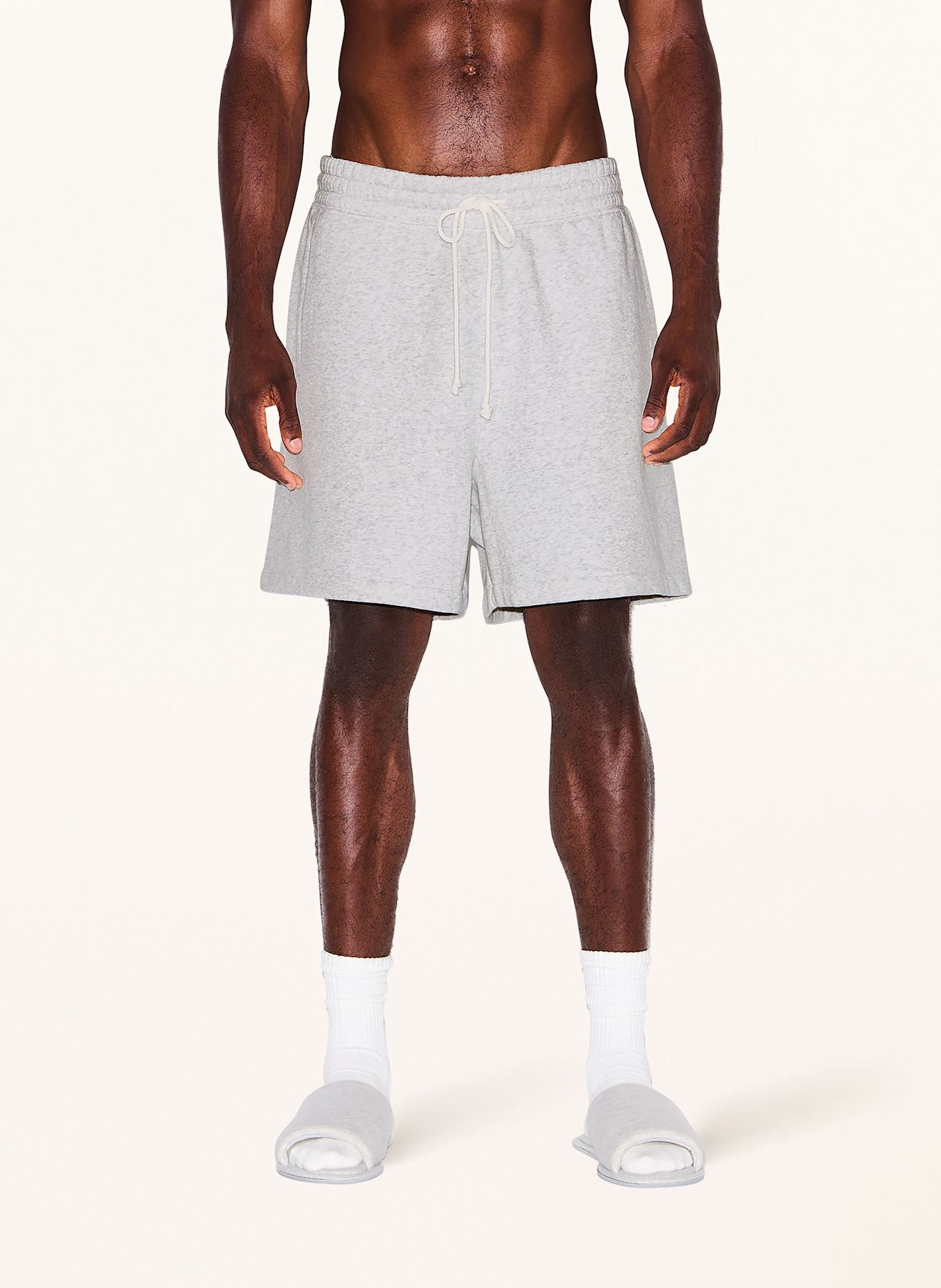 SKIMS Lounge-Sweatshorts FLEECE LOUNGE: LIGHT HEATHER GREY