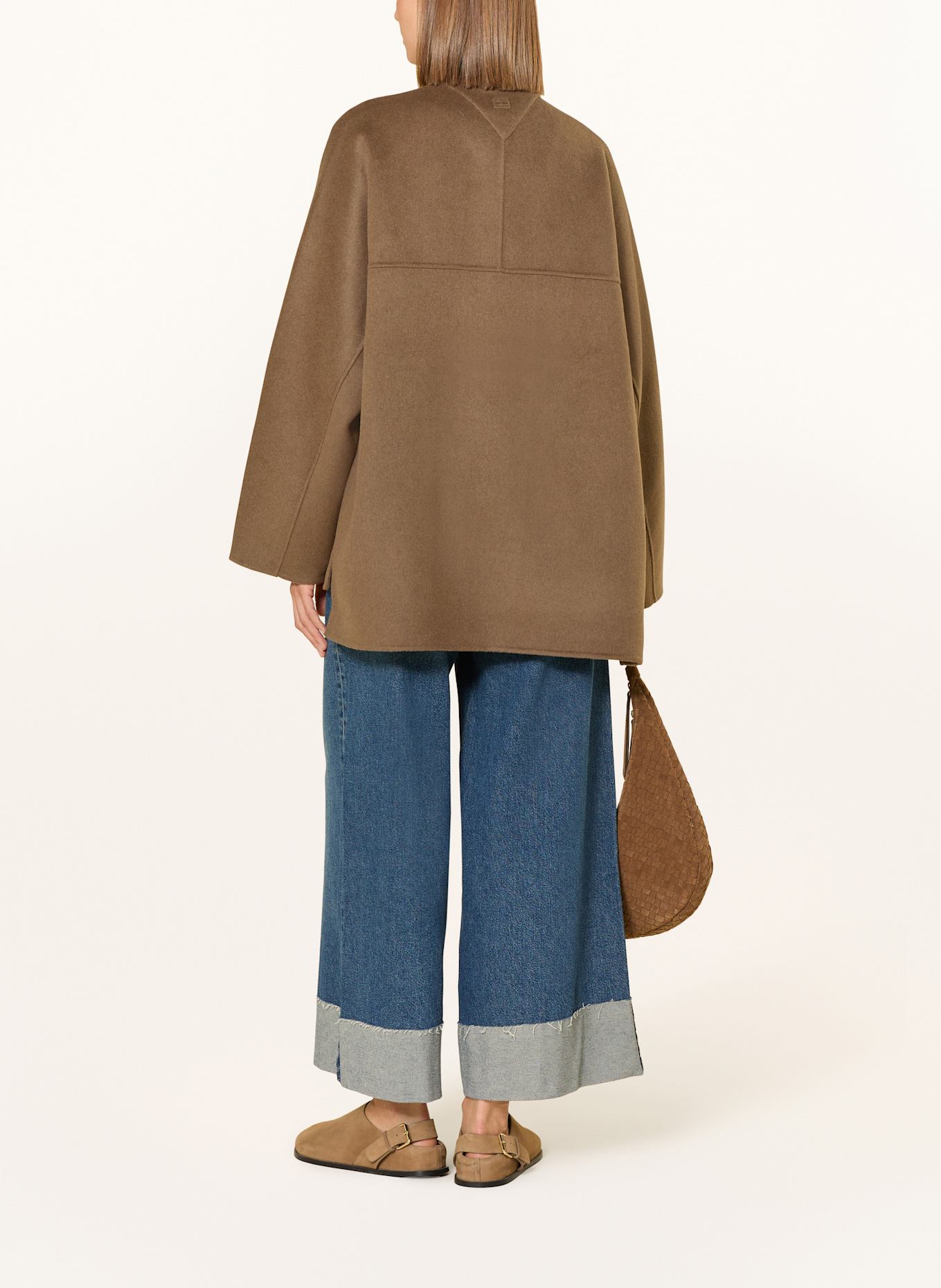 TOMMY HILFIGER Cape: TAUPE / BRAUN