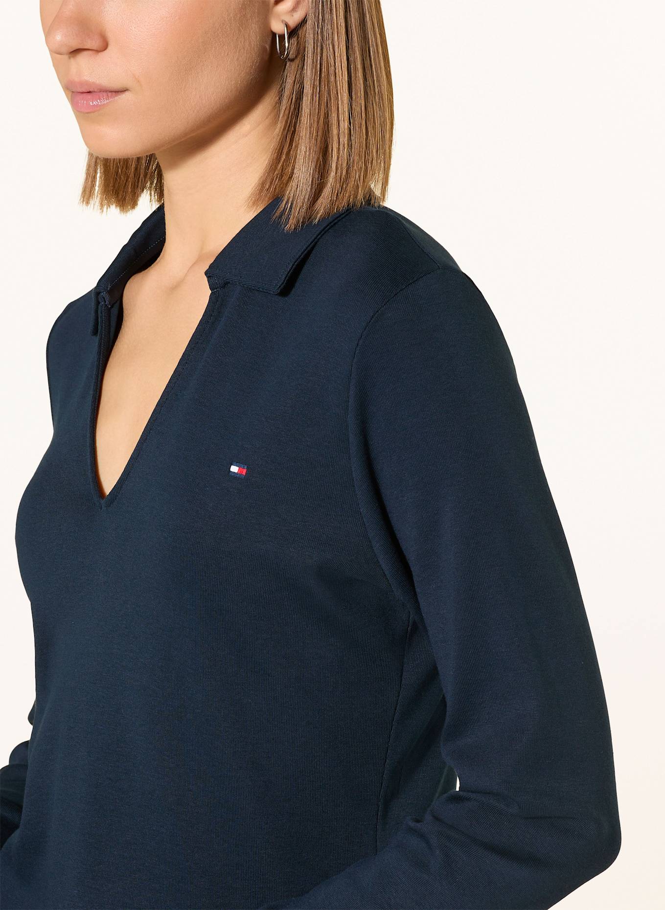 TOMMY HILFIGER Longsleeve: DUNKELBLAU