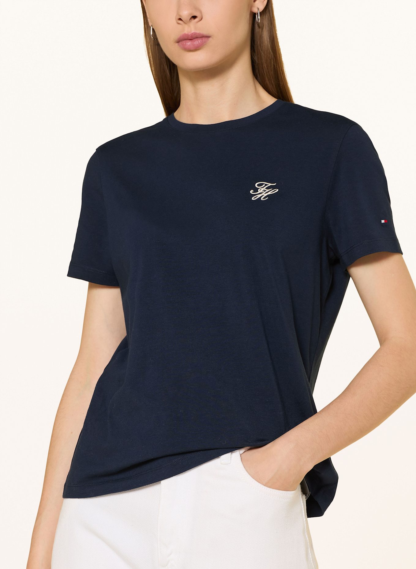 TOMMY HILFIGER T-shirt: DARK BLUE