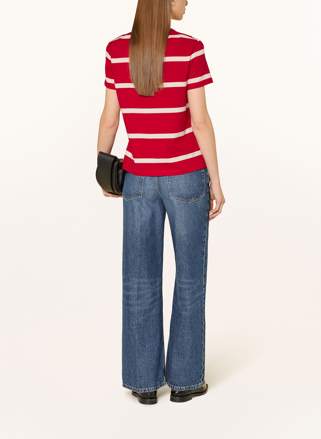 TOMMY HILFIGER T-shirt: RED / WHITE