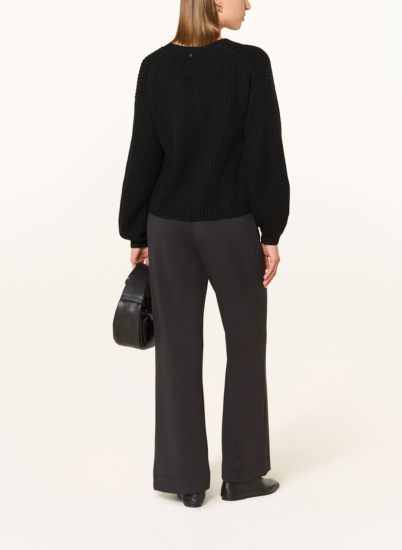 darling harbour Marlenehose aus Jersey: BLACK