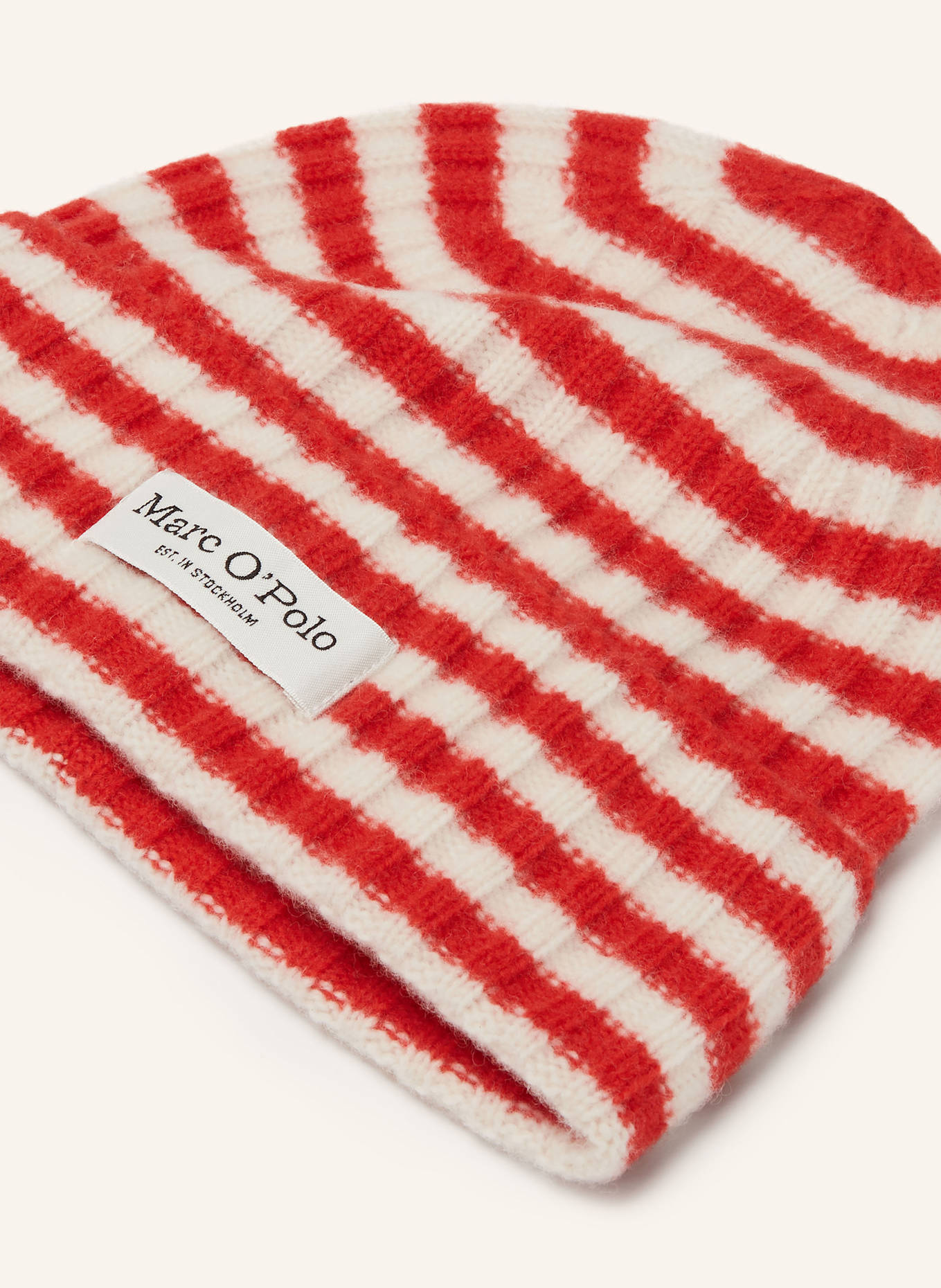 Marc O'Polo Mütze: ROT / WEISS