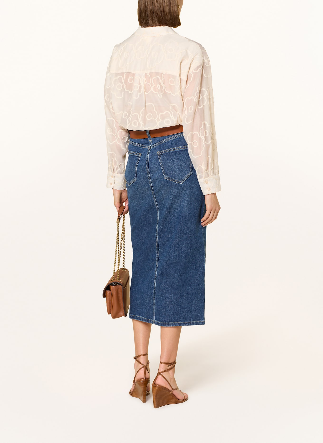 LAUREN RALPH LAUREN Jeansrock: 001 ATECCO WASH