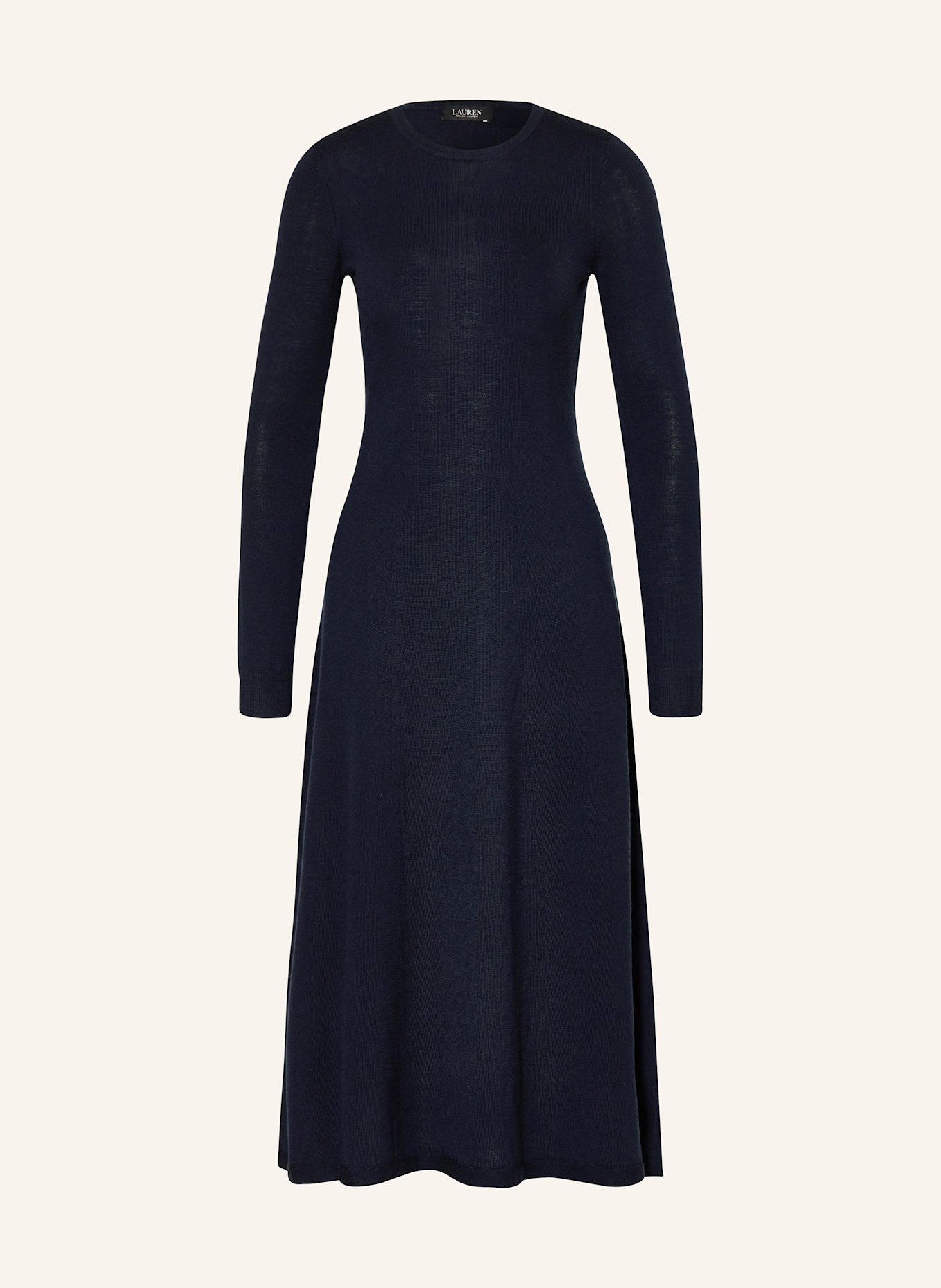 LAUREN RALPH LAUREN Strickkleid: DUNKELBLAU