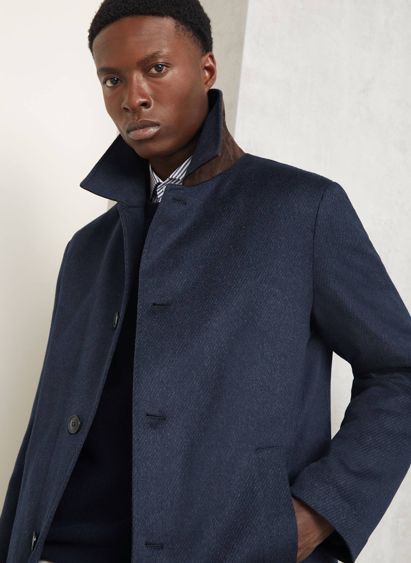 manzoni 24 Daunenmantel: DUNKELBLAU