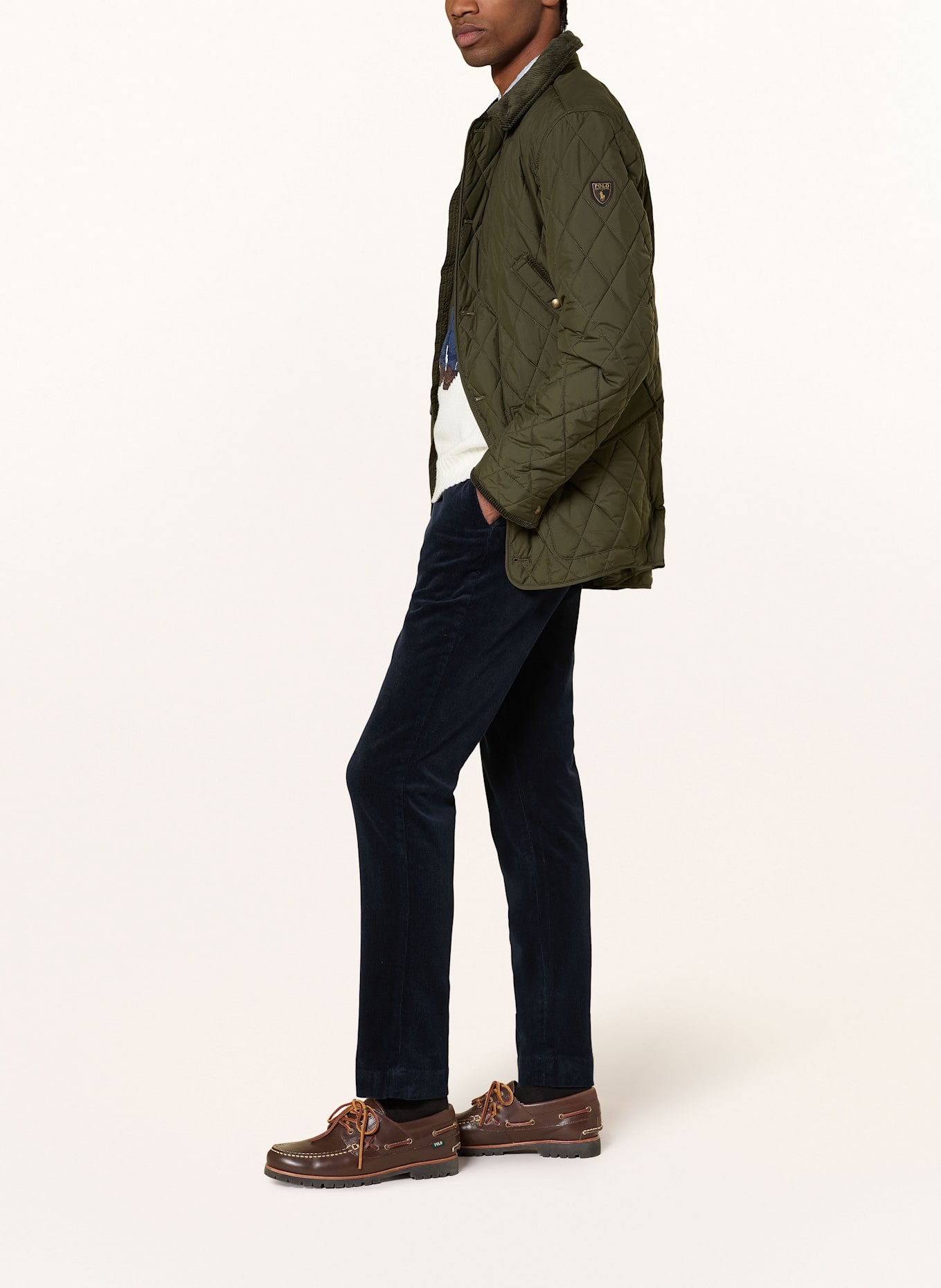 POLO RALPH LAUREN Cordhose Slim Fit: DUNKELBLAU