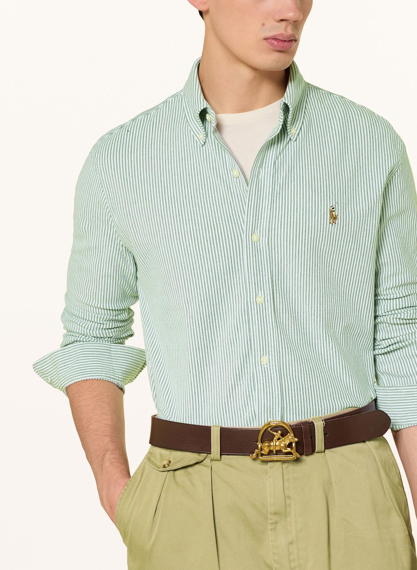 POLO RALPH LAUREN Oxfordhemd Regular Fit: HELLGRÜN / WEISS