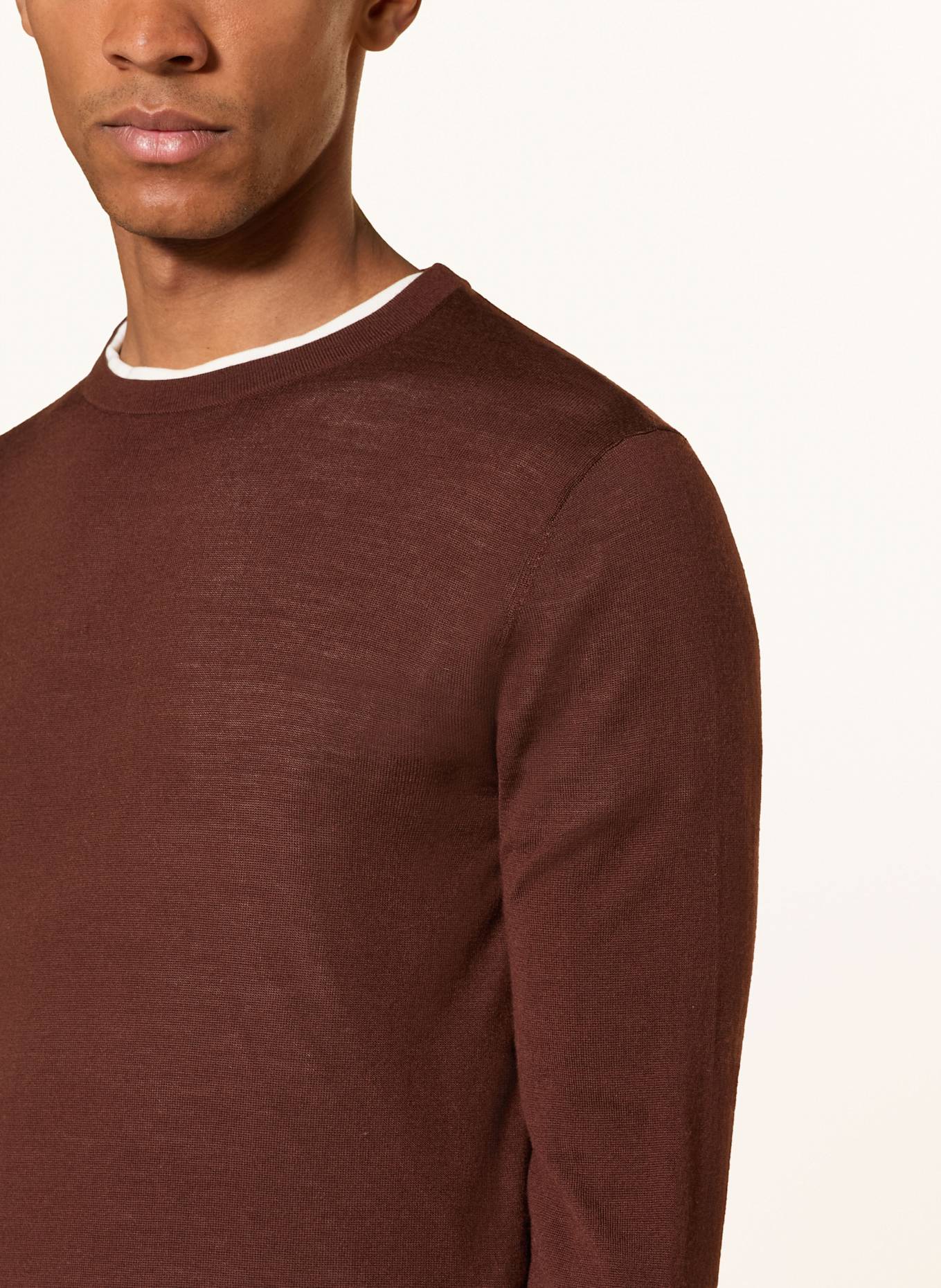 TIGER OF SWEDEN Pullover CONNOR: DUNKELROT