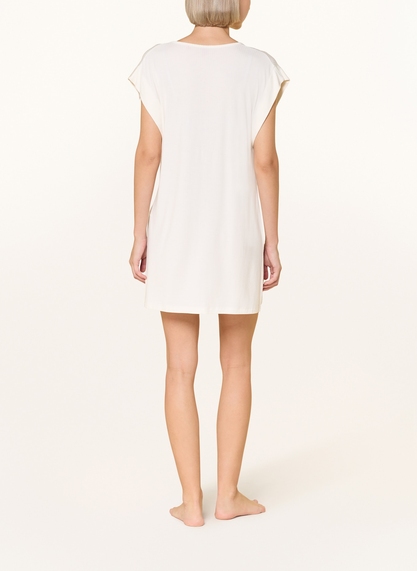 HUGO Strandkleid SIGNATURE: ECRU