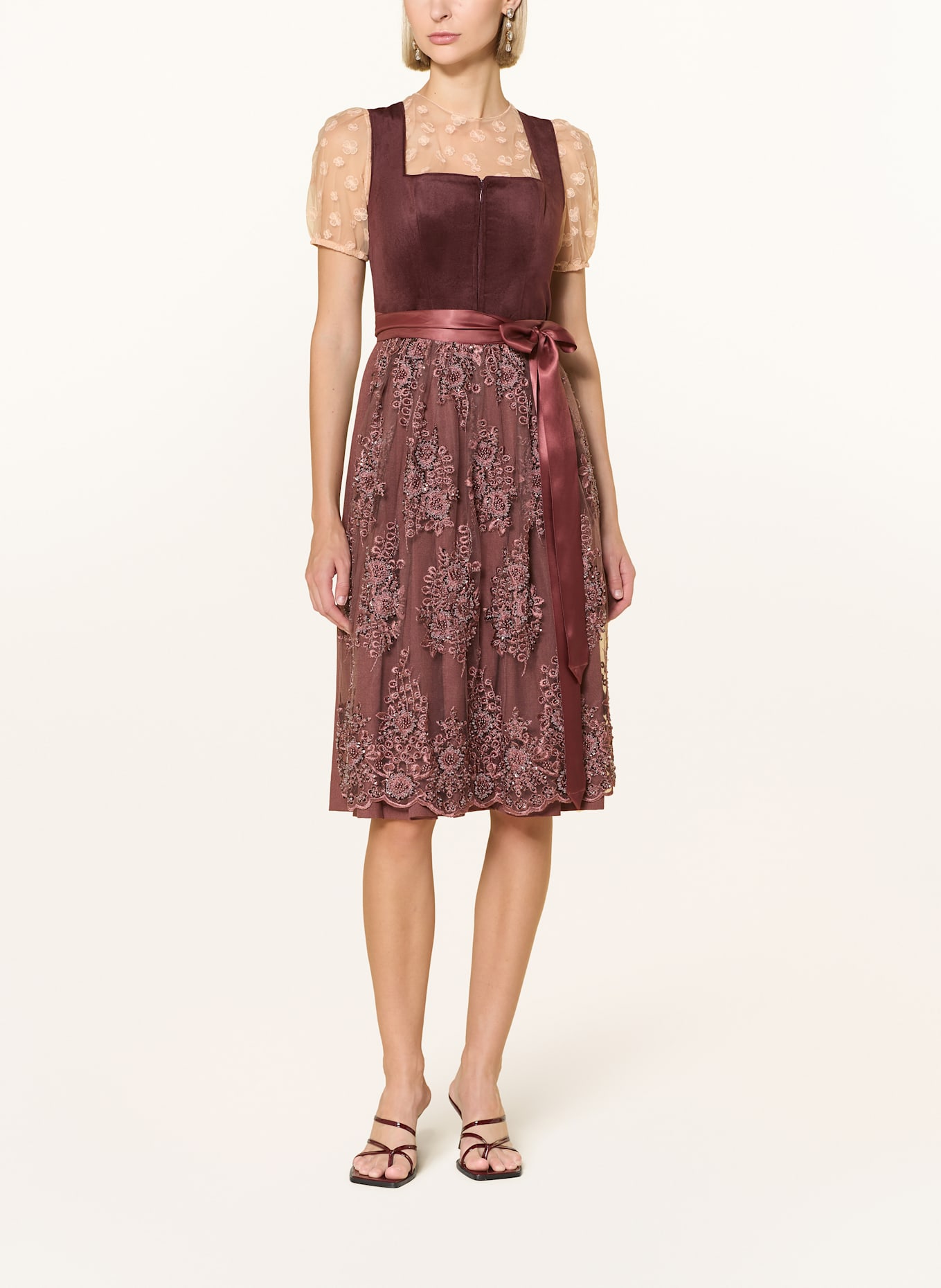 LIMBERRY Dirndlbluse PAOLA: HELLORANGE