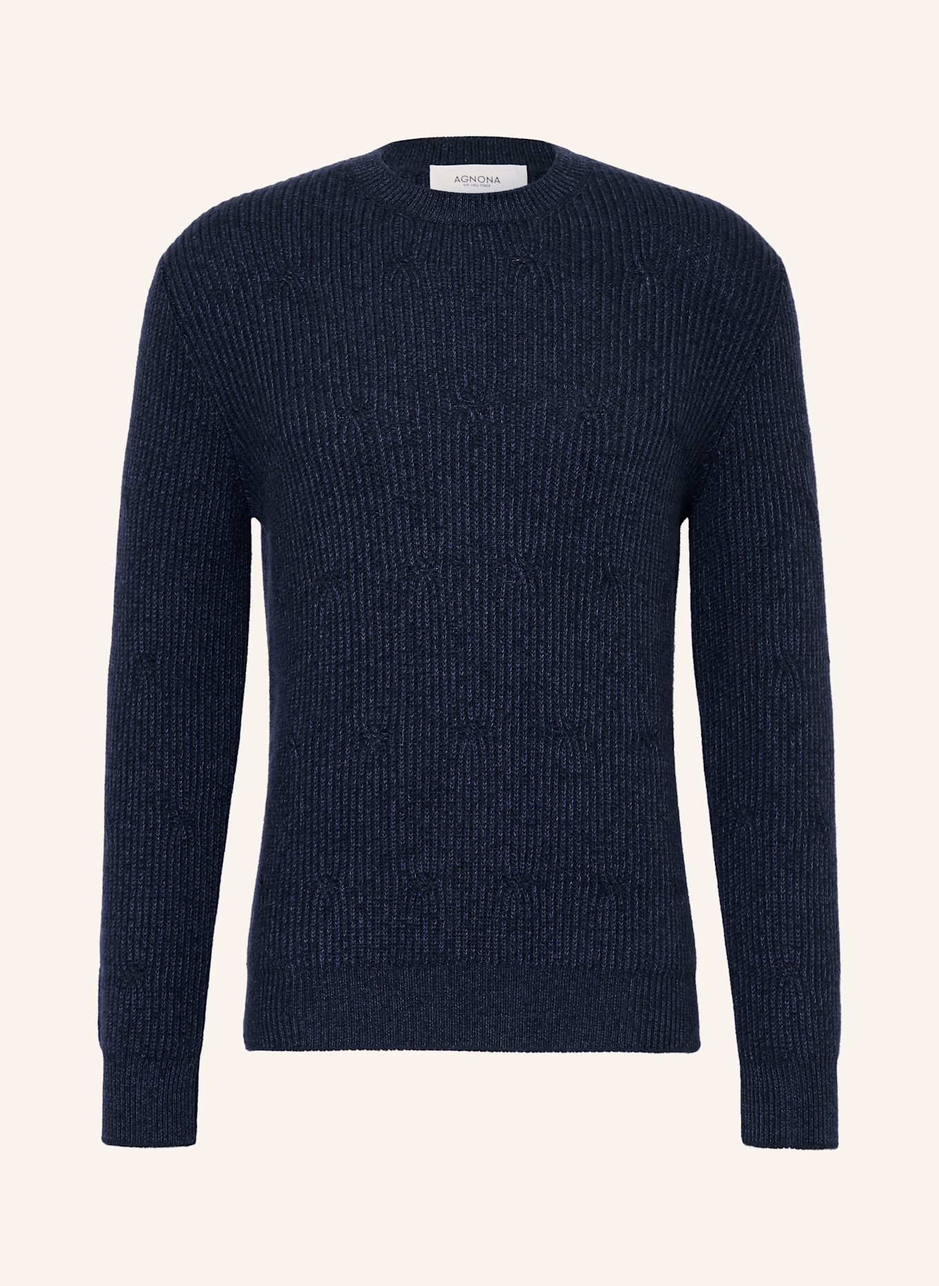 AGNONA Pullover mit Cashmere: DUNKELBLAU